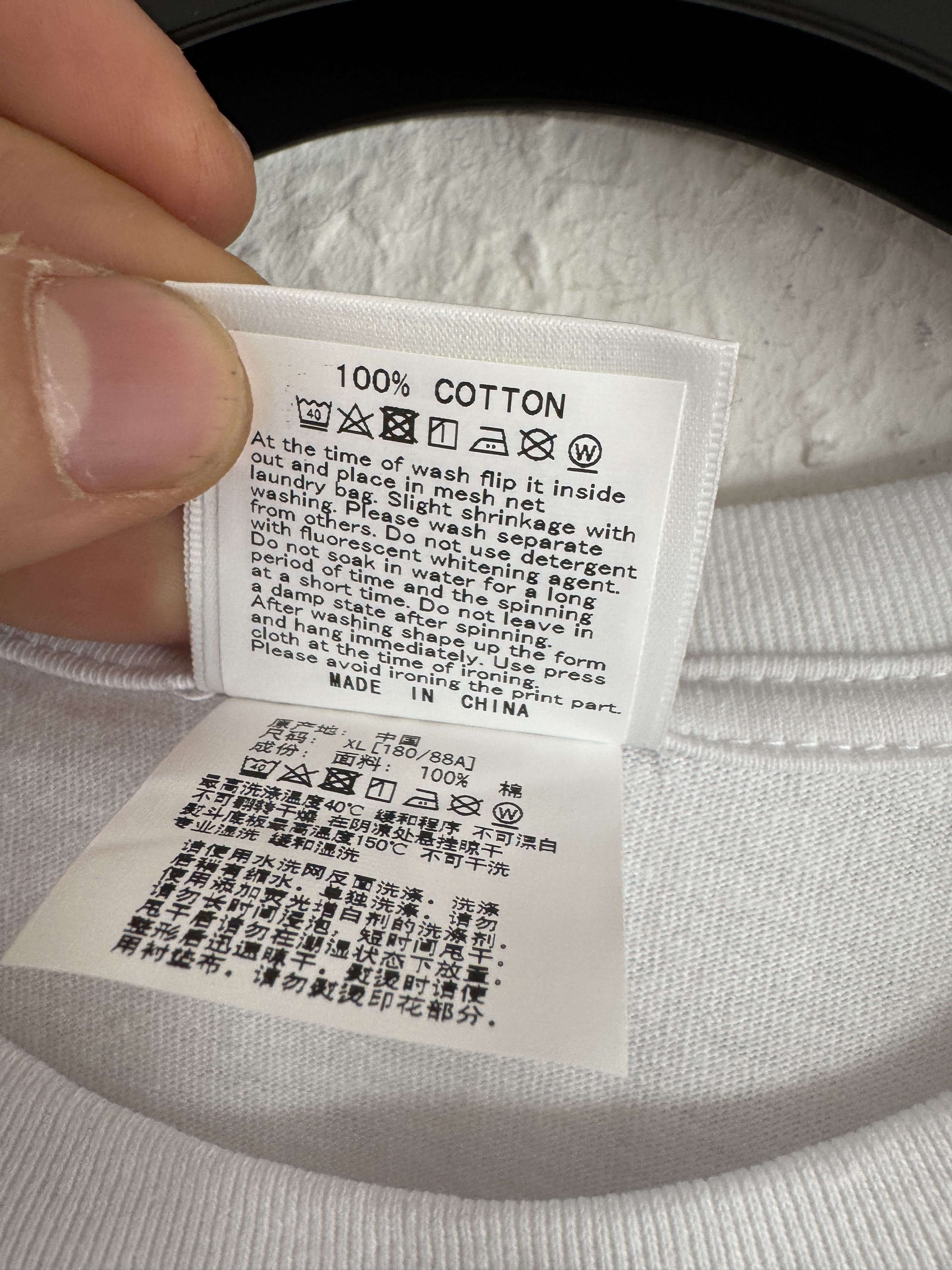 Bape World Gone Mad Overlap Tee White Size US XL / EU 56 / 4 - 5 Thumbnail