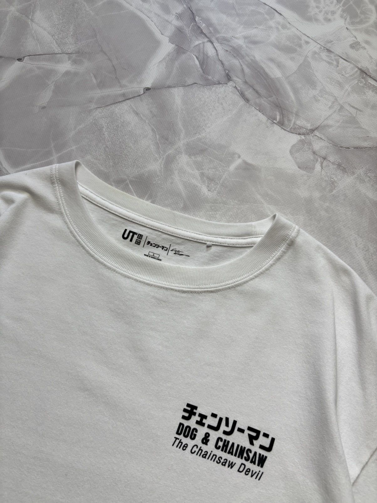 Uniqlo Uniqlo UT Chainsaw Man x Kosuke Kawamura T-Shirt Pochita Size US L / EU 52-54 / 3 - 4 Thumbnail