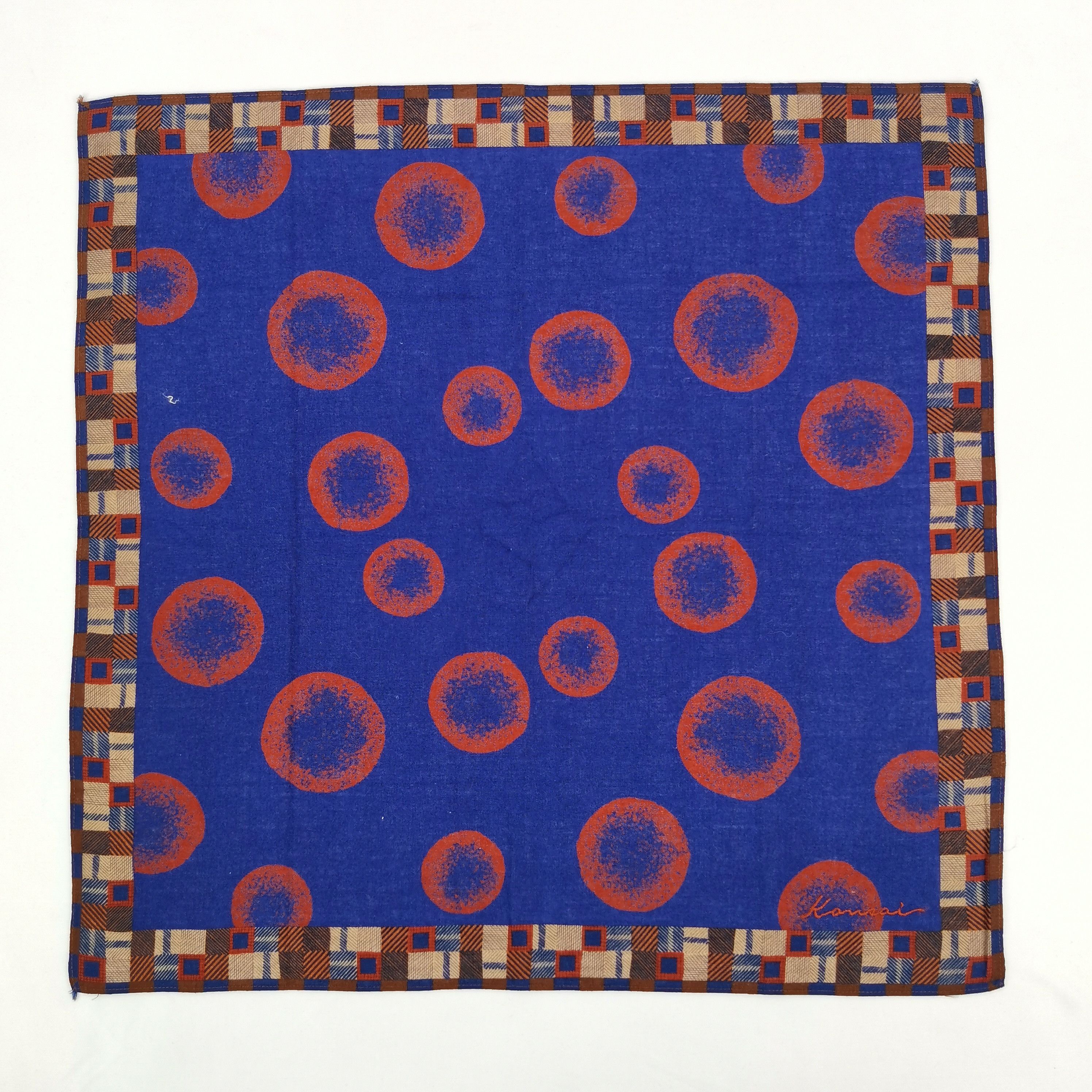 Kansai Yamamoto Vintage Kansai Handkerchief Neckerchief Japanese Bandana Size ONE SIZE - 2 Thumbnail