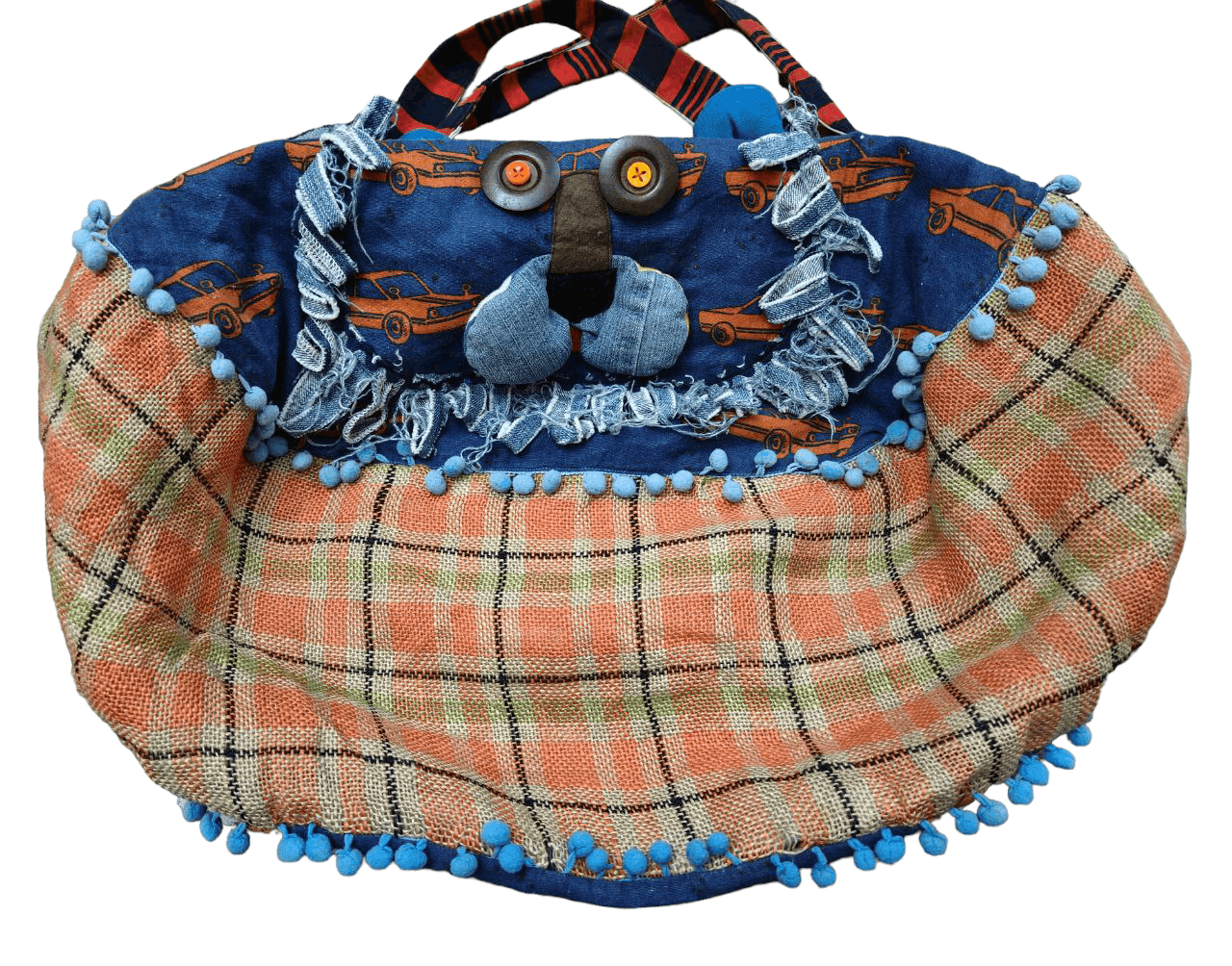 Japanese Brand Patchwork Tote Bag Size ONE SIZE - 3 Thumbnail