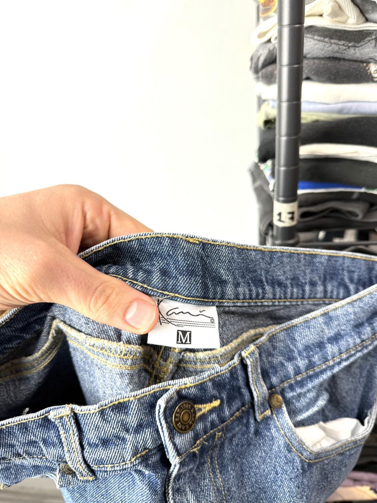 Karl Kani Vintage Karl Kani Denim Pants Rap Hip Hop Style Size US 30 / EU 46 - 9 Thumbnail