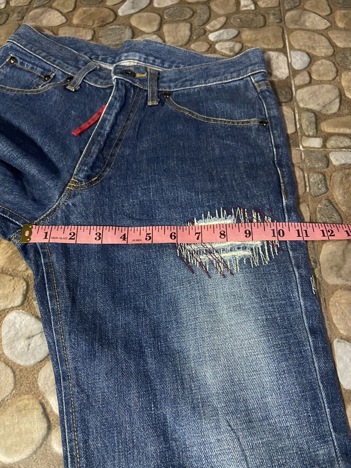 Hysteric Glamour × Japanese Brand 💥 RARE 💥 201295 home DITSETRESSED denim pants Size US 28 / EU 44 - 14 Thumbnail