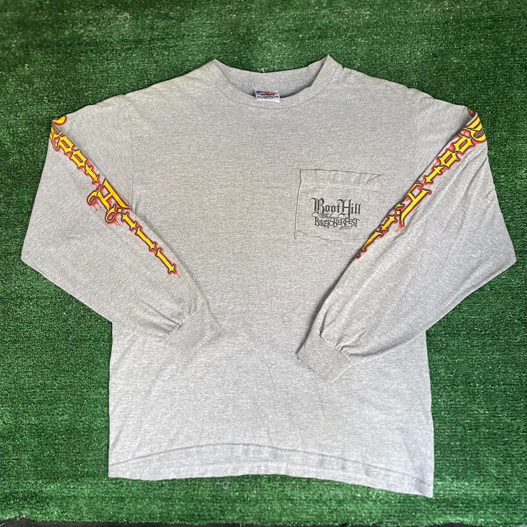 Vintage Vintage Y2K Boot Hill Saloon Shirt Motorcycle Biker Punk Tee Size US M / EU 48-50 / 2 - 5 Thumbnail