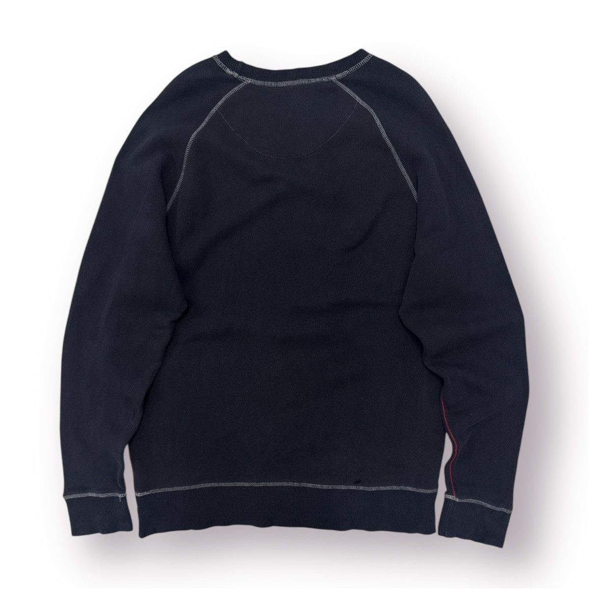 Japanese Brand 🔥 Paul Smith Red Ear Roundneck V-Stitch Sweatshirt - LL Size US M / EU 48-50 / 2 - 8 Thumbnail