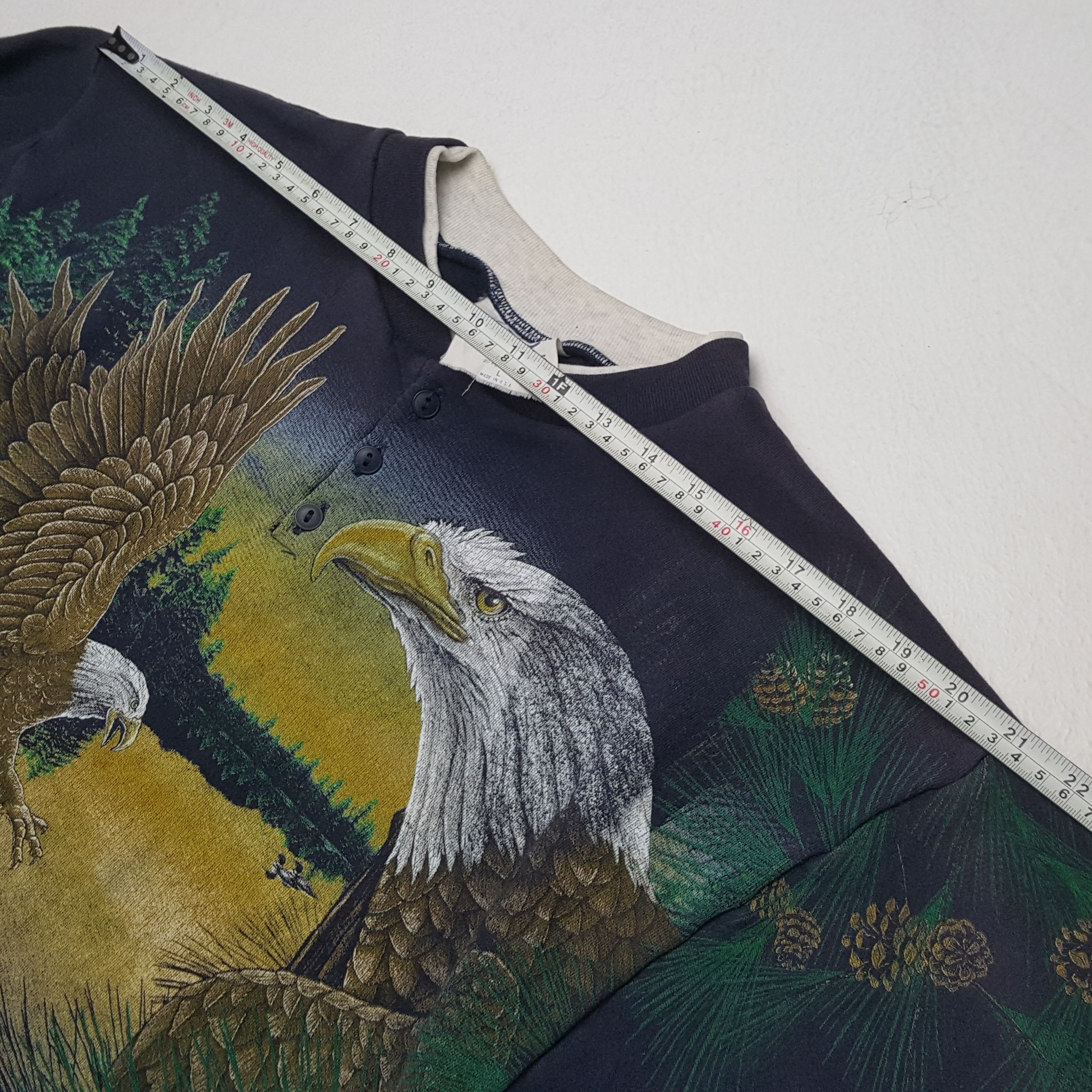 Vintage EAGLE ART Design Style Vintage Sweatshirt Size US M / EU 48-50 / 2 - 5 Thumbnail