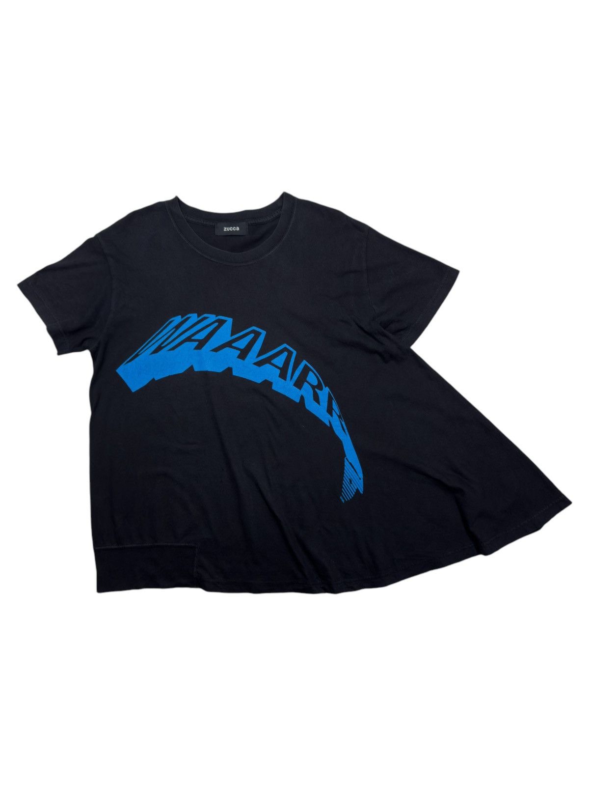 CABANE de ZUCCa Distressed Zucca Avant Garde Y2K Asymmetrical War T-Shirt Size US M / EU 48-50 / 2 - 1 Thumbnail
