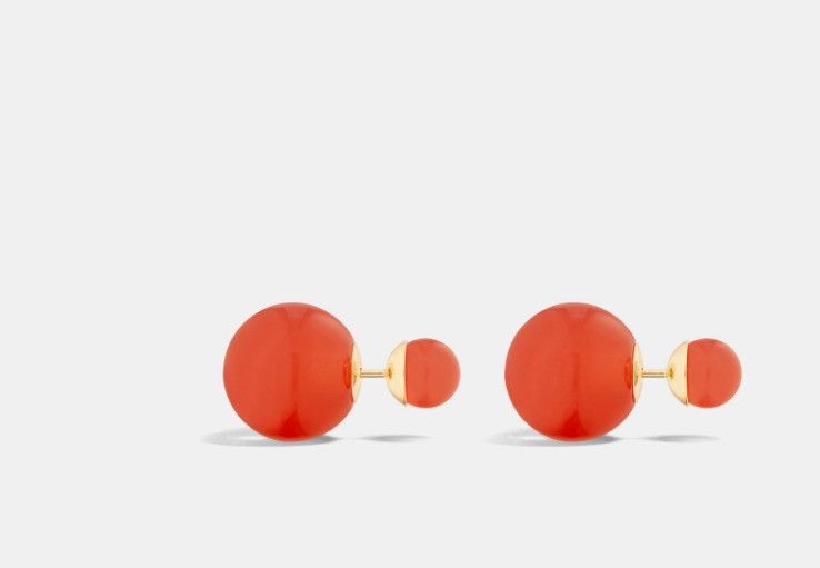 Dior o1w1db10325 Size: OS / E0078 Tribales Earrings in Coral Size ONE SIZE - 2 Thumbnail