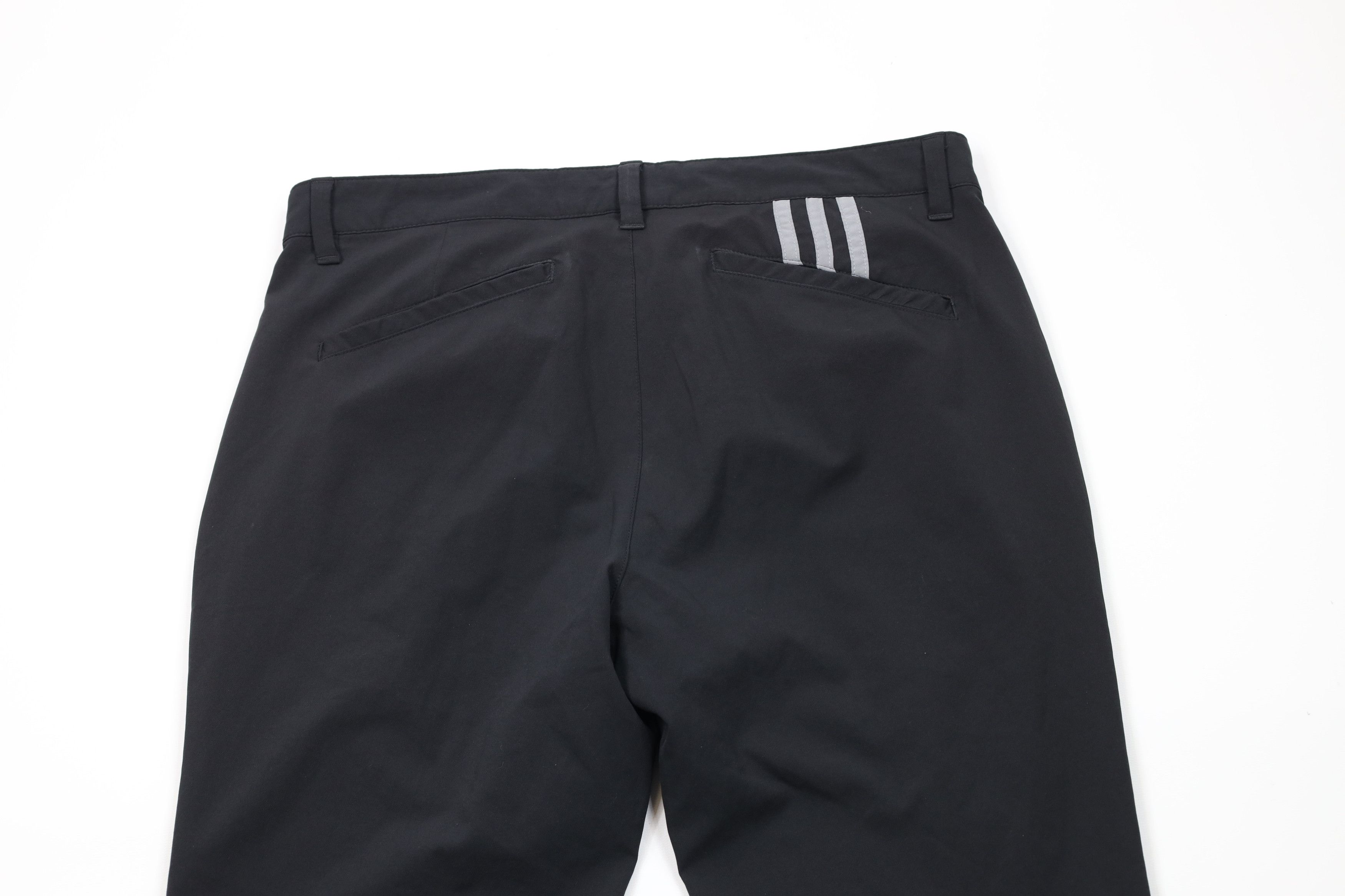 Adidas × Vintage Adidas Golf Spell Out Tech Golfing Chino Pants Black Size US 30 / EU 46 - 14 Thumbnail