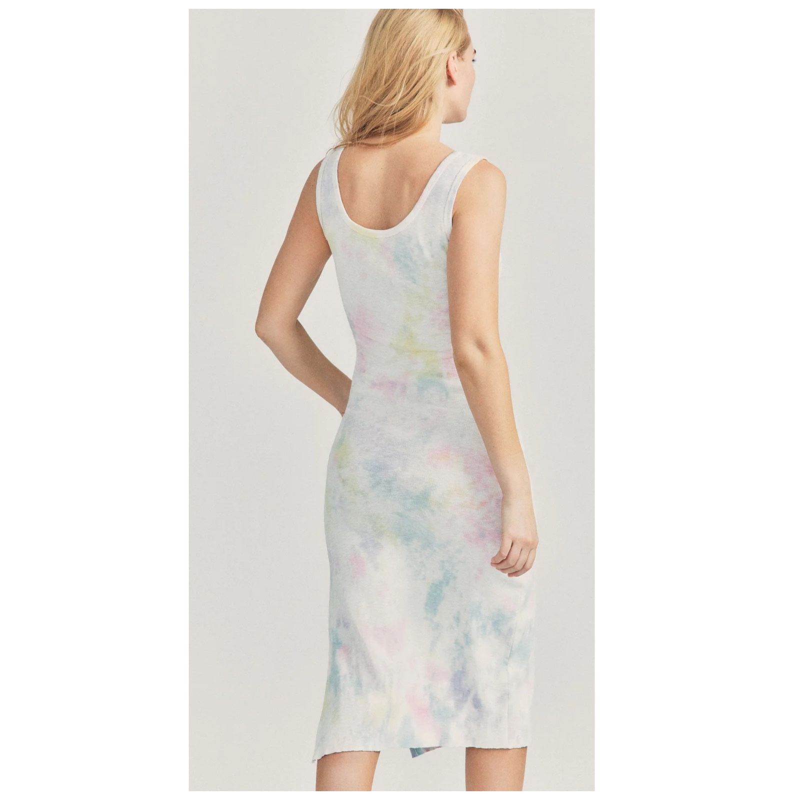 LoveShackFancy LoveShackFancy Citra Tie Dye Tank Midi Dress Size Large Size L / US 10 / IT 46 - 2 Thumbnail