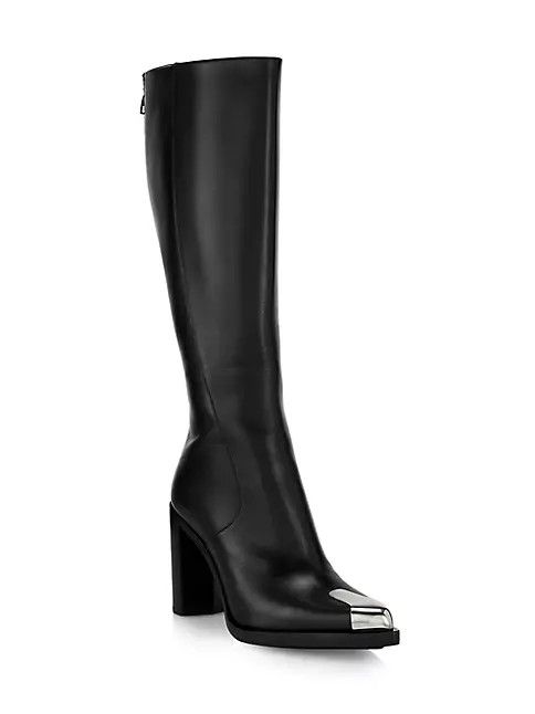 Alexander McQueen o1y0225 Boots in Black Size US 8.5 / IT 38.5 - 2 Thumbnail