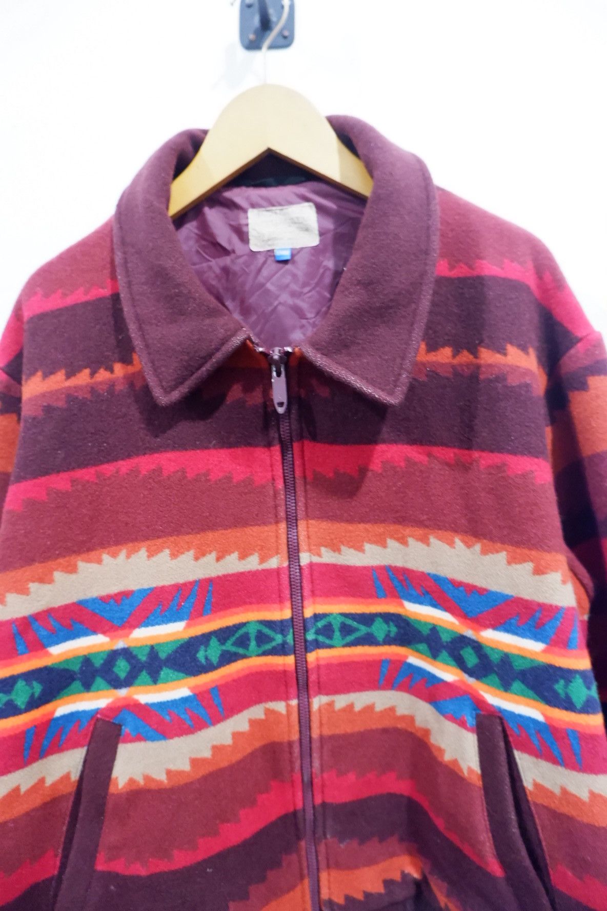 Pendleton Vintage 80s-90s Westernwear Pendleton Aztec Wool Jacket Size US L / EU 52-54 / 3 - 2 Thumbnail