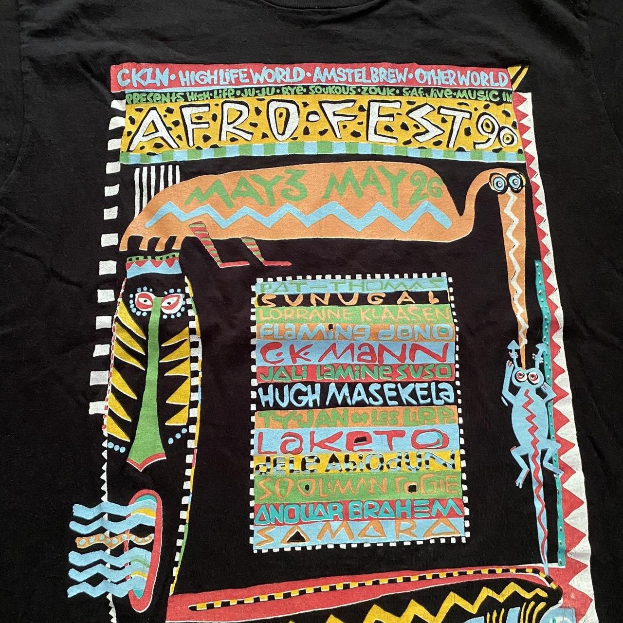 Fruit Of The Loom Vintage afro fest 90s music festival in Toronto Size US XL / EU 56 / 4 - 2 Thumbnail