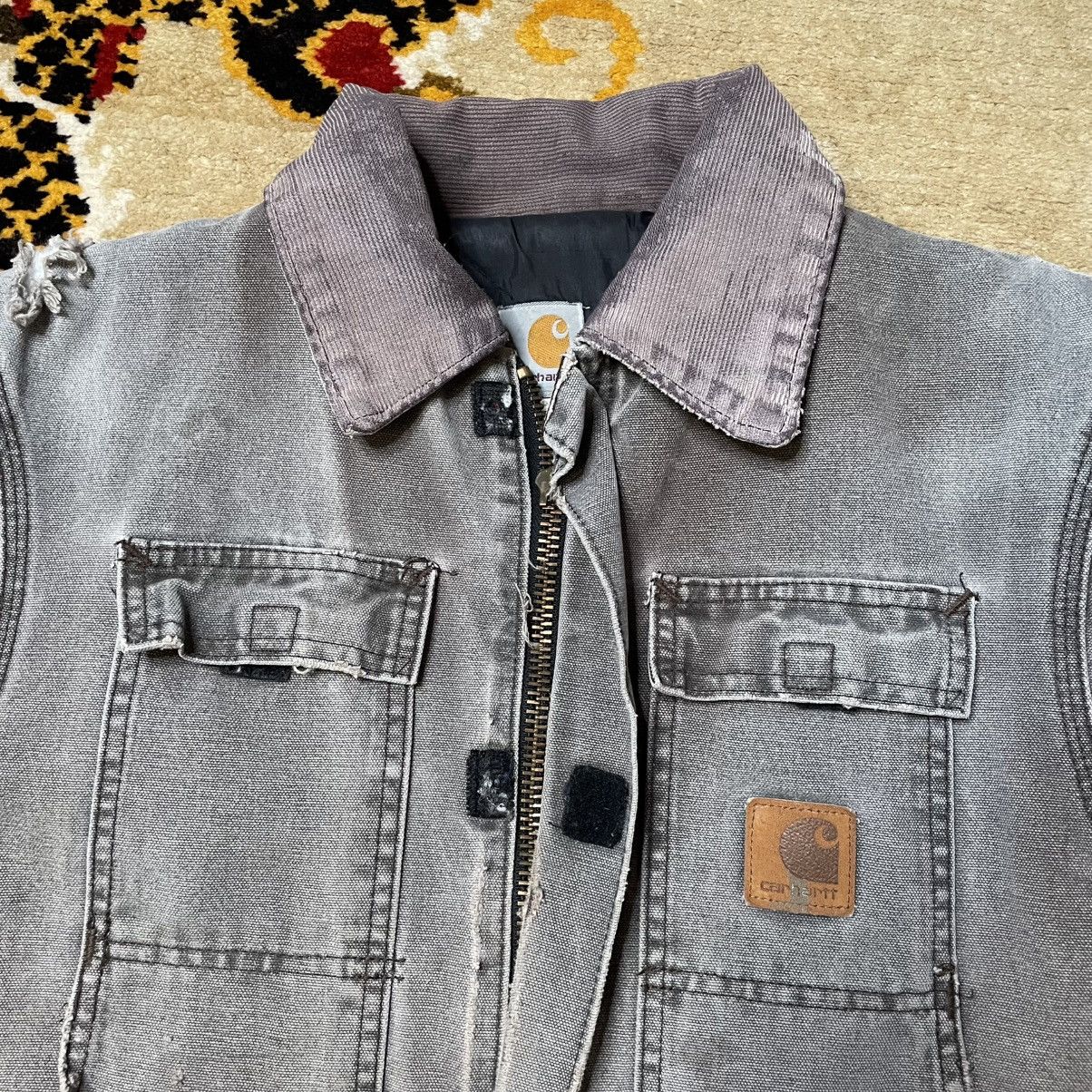 Carhartt Vintage Carhartt Jacket Faded Distressed Thrashed Medium Size US M / EU 48-50 / 2 - 4 Thumbnail
