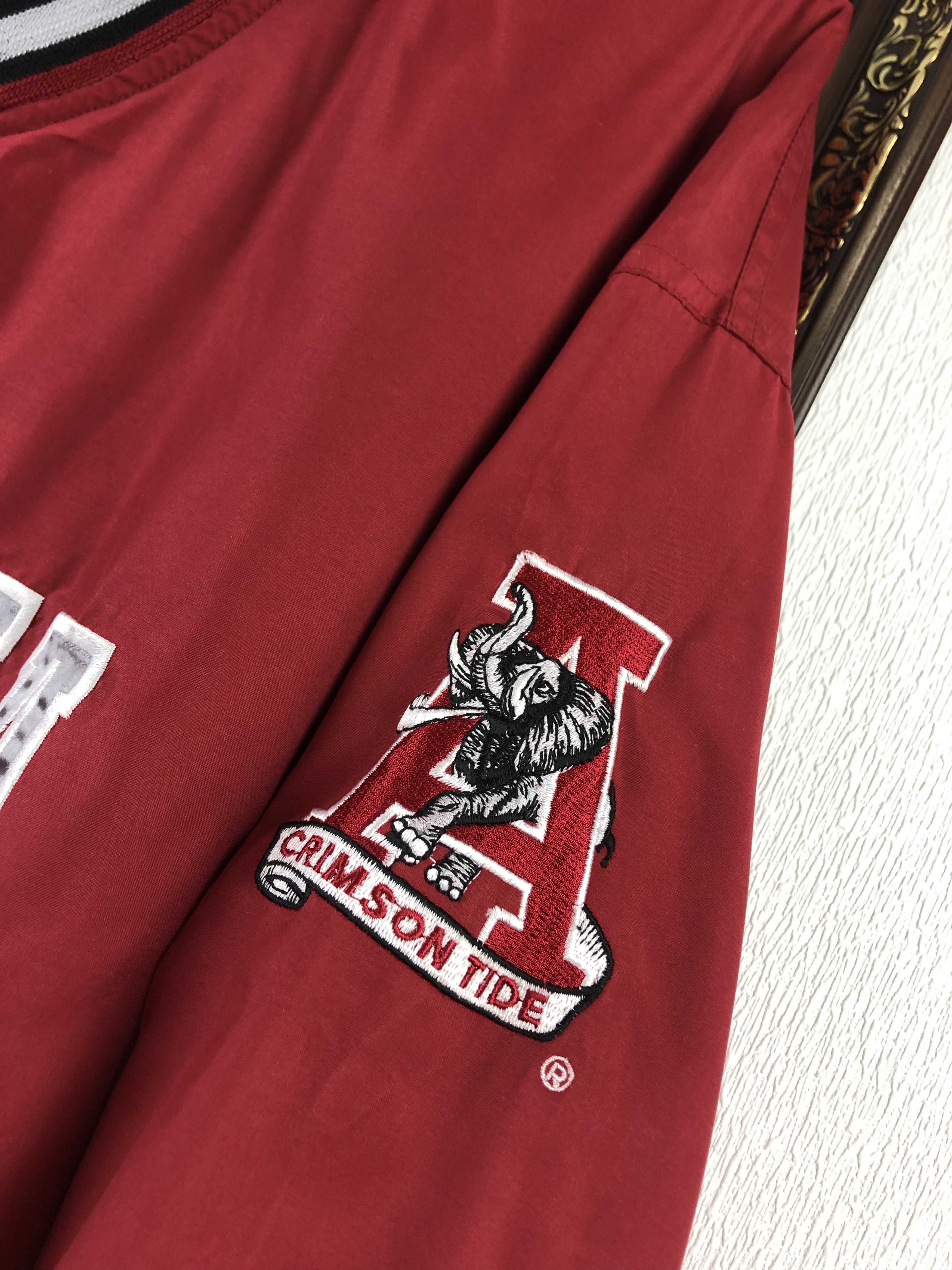 NCAA × Reebok × Vintage Vintage 90's Alabama Crimson Tide Jacket NCAA Football Size US L / EU 52-54 / 3 - 6 Thumbnail