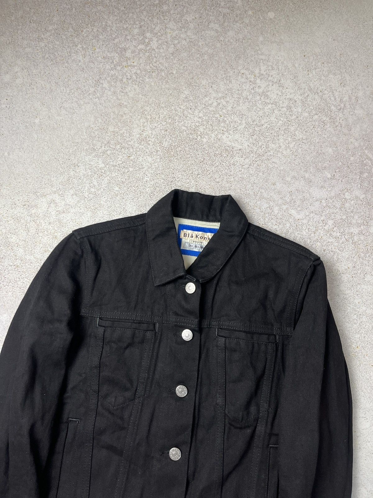 Acne Studios Blå Konst Acne Studios denim jacket Drip Luxury Size XS / US 0-2 / IT 36-38 - 2 Thumbnail