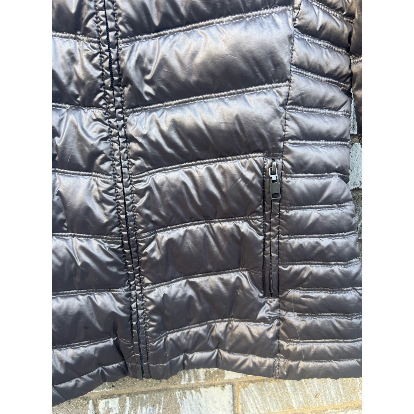 Bass GH Bass Outdoors Shinny Silver Woman’s Winter Jacket Size Me Size M / US 6-8 / IT 42-44 - 5 Thumbnail