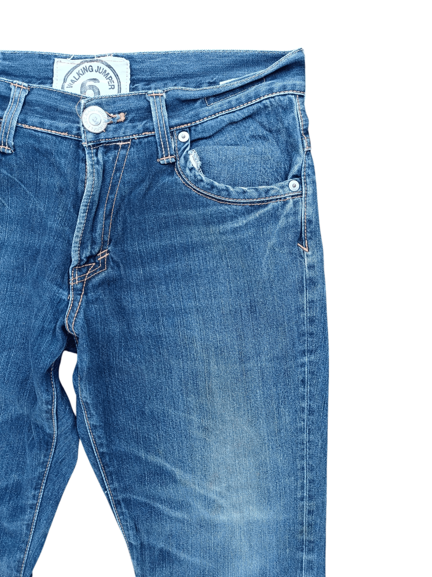 Japanese Brand × Vintage Vintage 🔥 Japanese Brand Walking Jumper 6 Baggy Denim Size US 35 - 9 Thumbnail