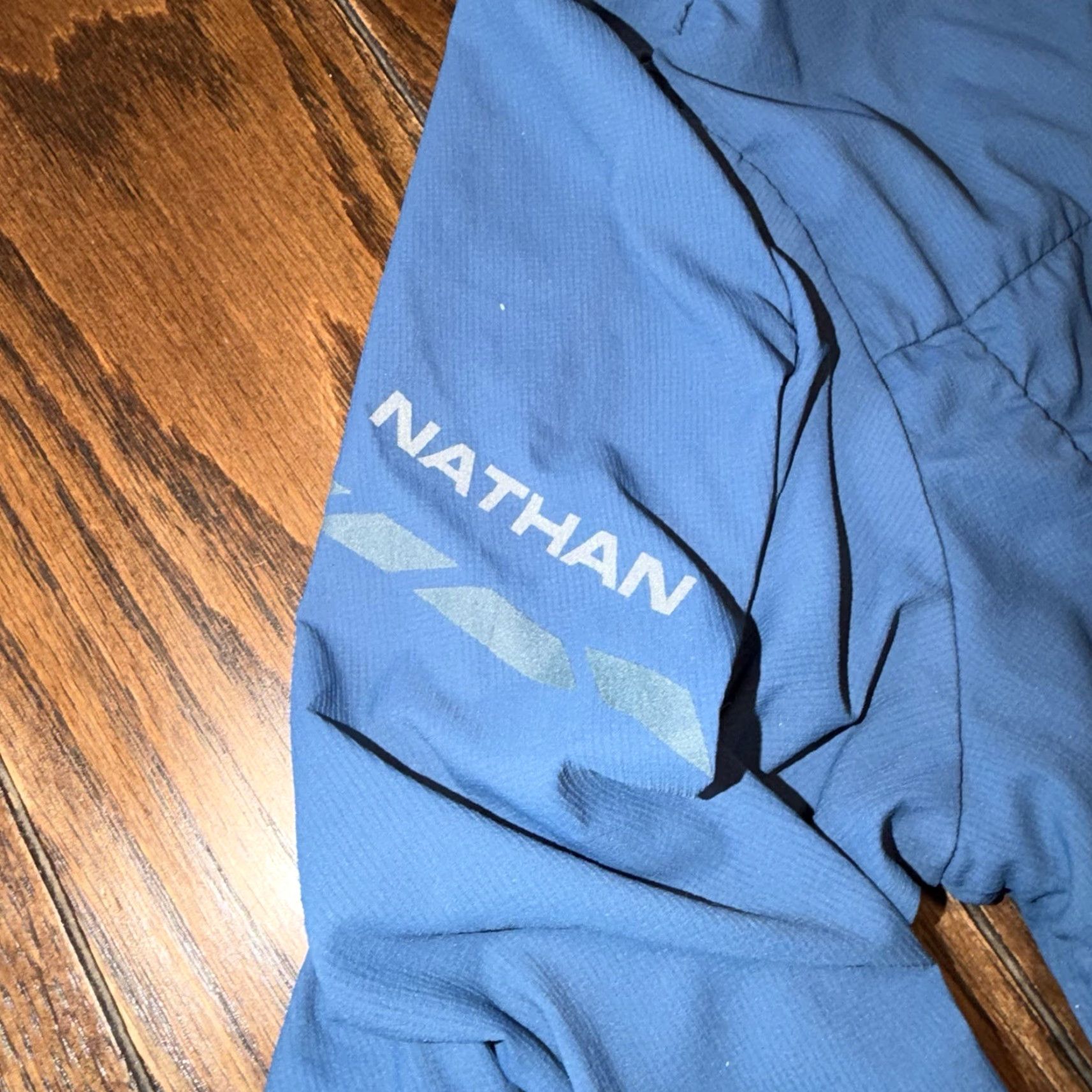 Vintage NATHAN Stealth Jacket Hooded Women Blue Yellow NS90060 Medium M Regular Size NS90060-50061-S Running & Jogging Activewear Jacket Size M / US 6-8 / IT 42-44 - 3 Thumbnail