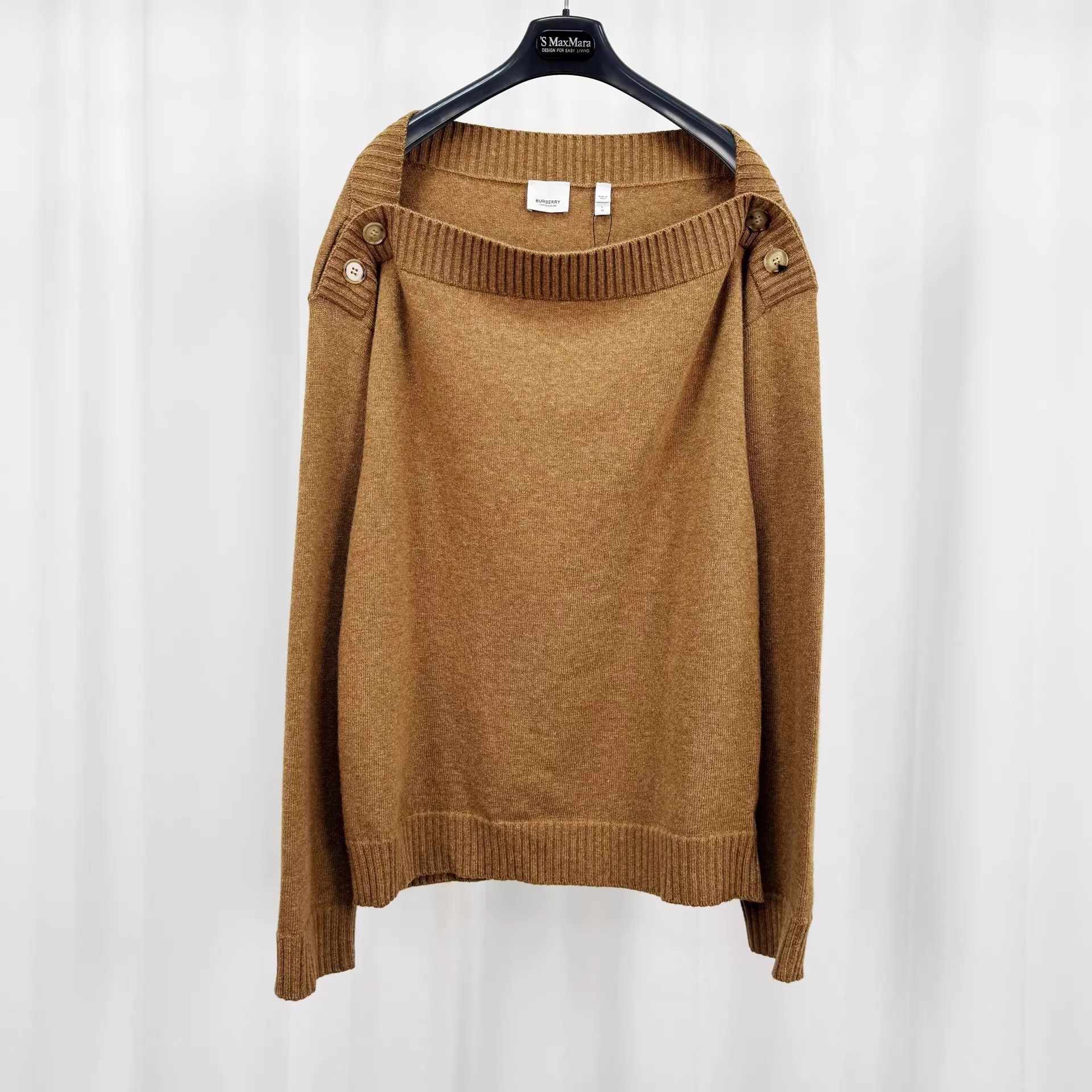 Burberry Burberry Camel Wool Sweater L 99 New Size L / US 10 / IT 46 - 1 Thumbnail