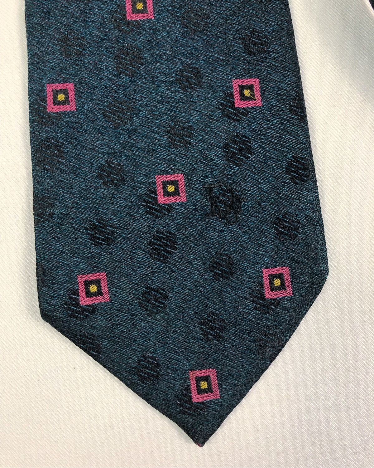 Christian Dior Monsieur Rare Vintage Christian Dior Monsieur Silk Tie Size ONE SIZE - 4 Thumbnail