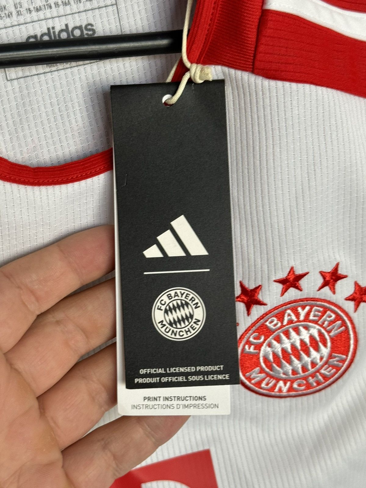 Adidas KIDS Bayern Munchen 23/24 Home Football Jersey T-Shirt Size US XS / EU 42 / 0 - 10 Thumbnail