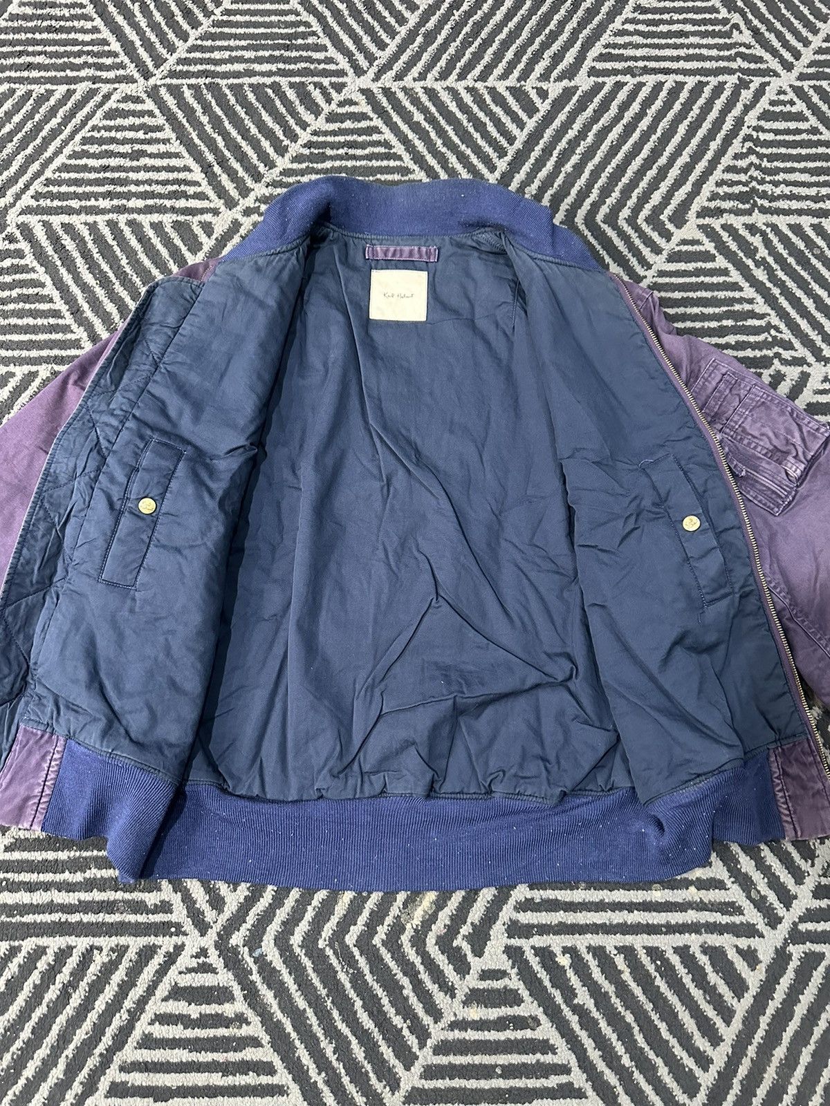 Designer × Karl Helmut × Vintage Vintage KARL HELMUT Patches Design Bomber Jacket Size US XL / EU 56 / 4 - 14 Thumbnail