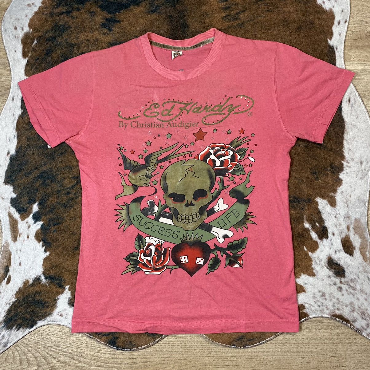 Vintage 00s Vintage Ed Hardy Cyber - Y2K Japanese Style Opium Tshirt ...