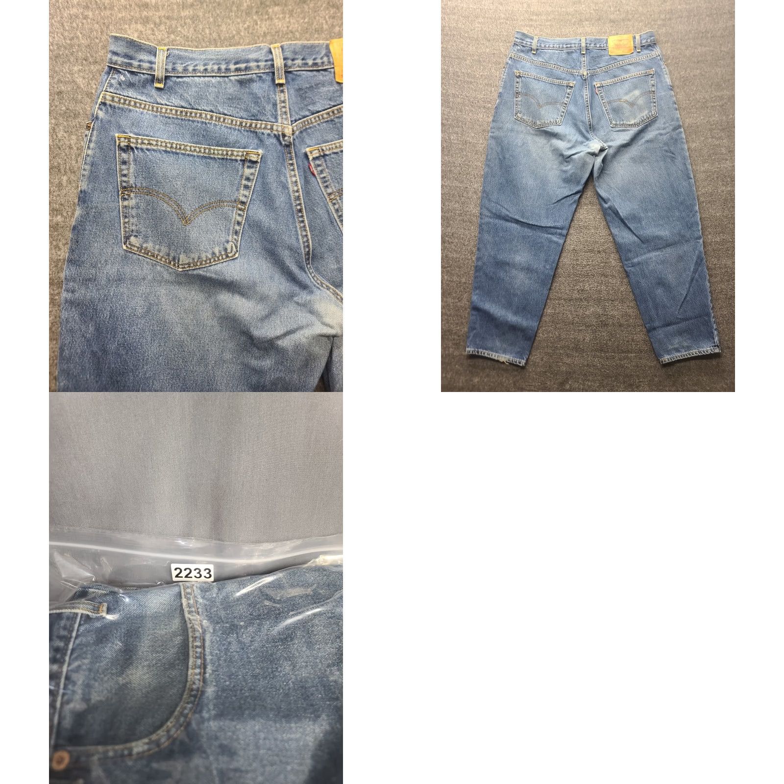 Levi's VINTAGE Levi's 560 Jeans Mens 38x30 Light Wash Distressed Tapered 5-Pocket Denim Blue 90s Grunge USA Levi's 500 Series Boys Mens? Size US 38 / EU 54 - 9 Thumbnail