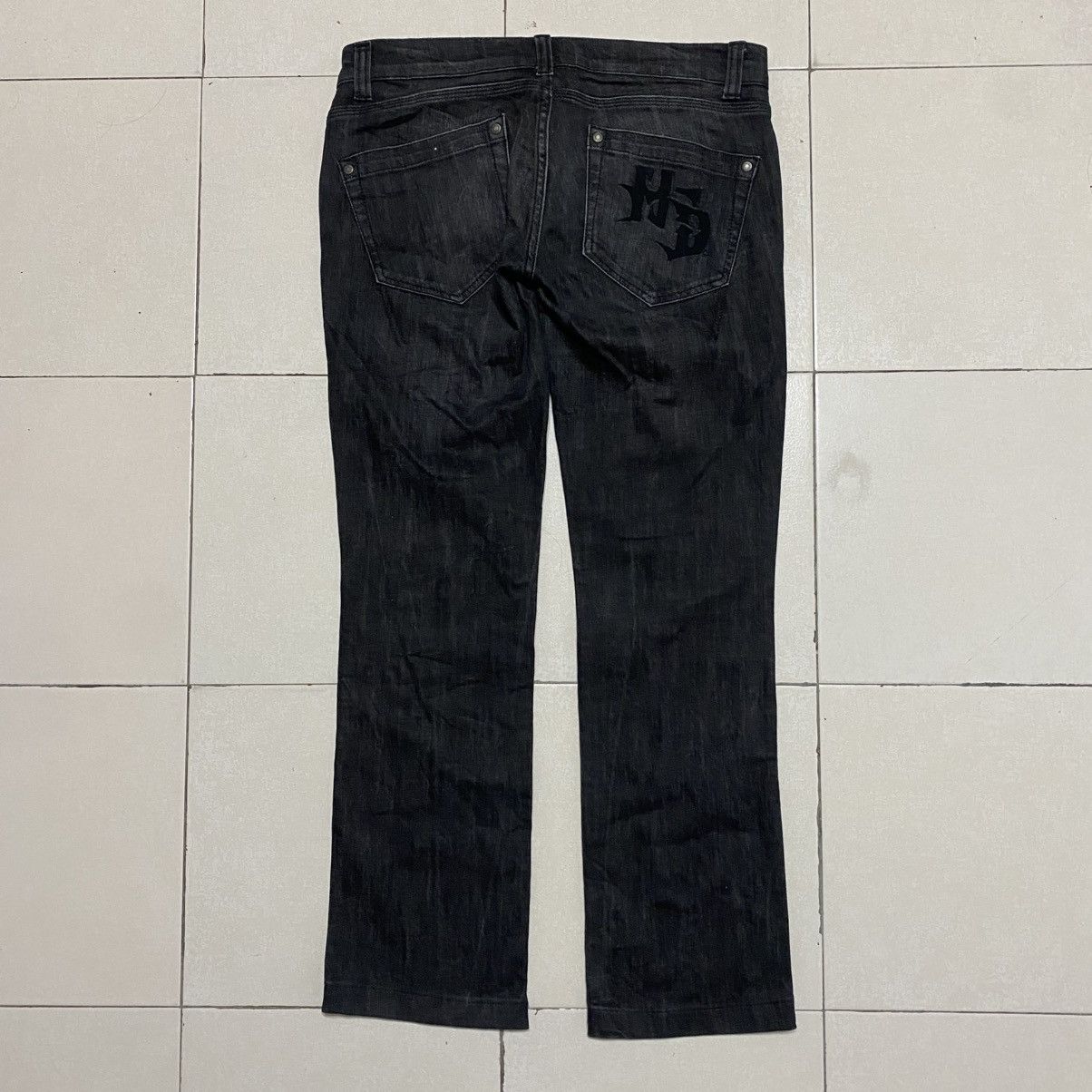 Harley Davidson Harley Davidson Black Denim Jeans Size US 31 - 9 Thumbnail