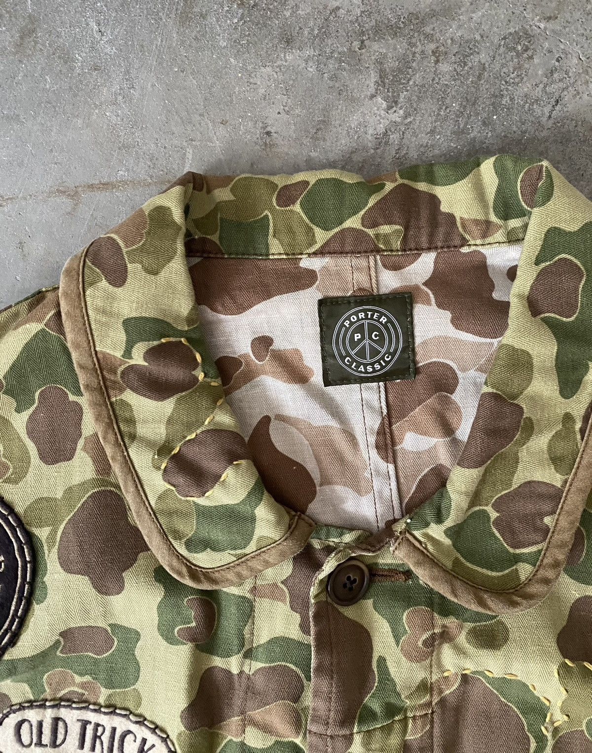 Porter Classic Porter Classic Hand Work Camo Fatigue Jacket Kapital Visvim Size US L / EU 52-54 / 3 - 2 Thumbnail