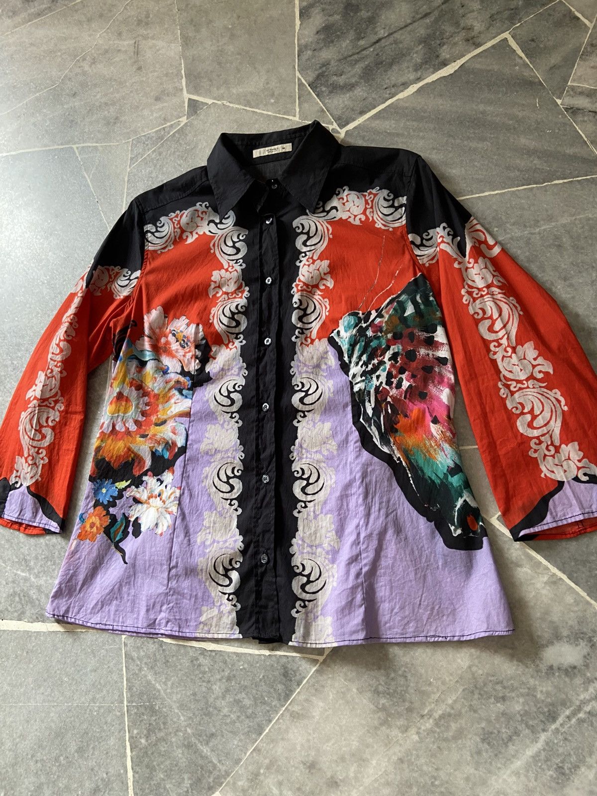 Etro ETRO Silk Floral Shirt Size US M / EU 48-50 / 2 - 6 Thumbnail
