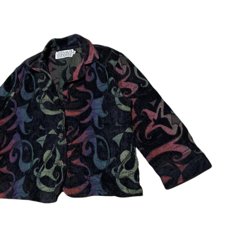 If Six Was Nine Vintage Art Corduroy Cardigan Jacket By Silverado Size US L / EU 52-54 / 3 - 3 Thumbnail