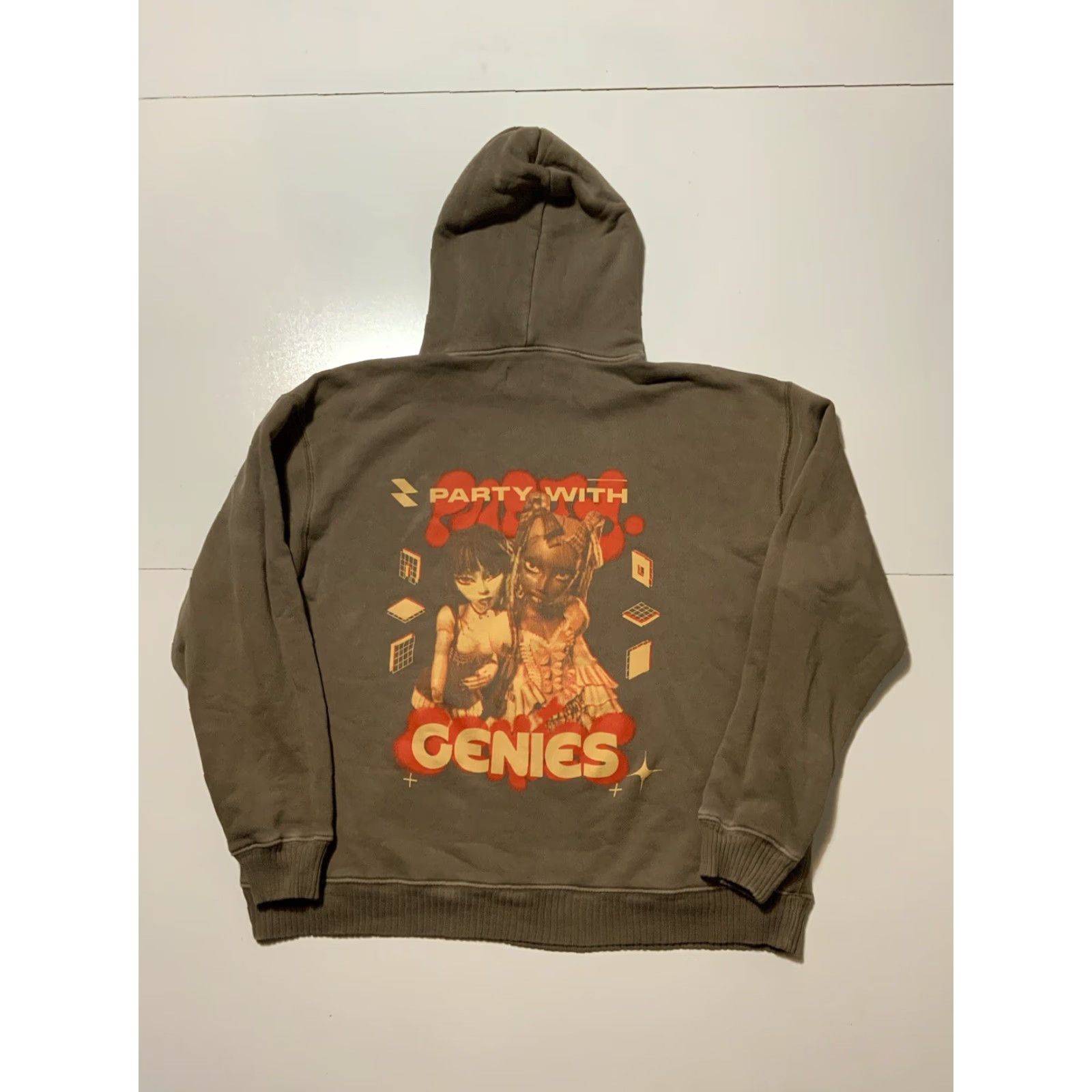 Elwood Elwood Core Earth Brown Heavyweight Organic Cotton Graphic Pullover Hoodie M Mens Hoodie Size US M / EU 48-50 / 2 - 2 Thumbnail