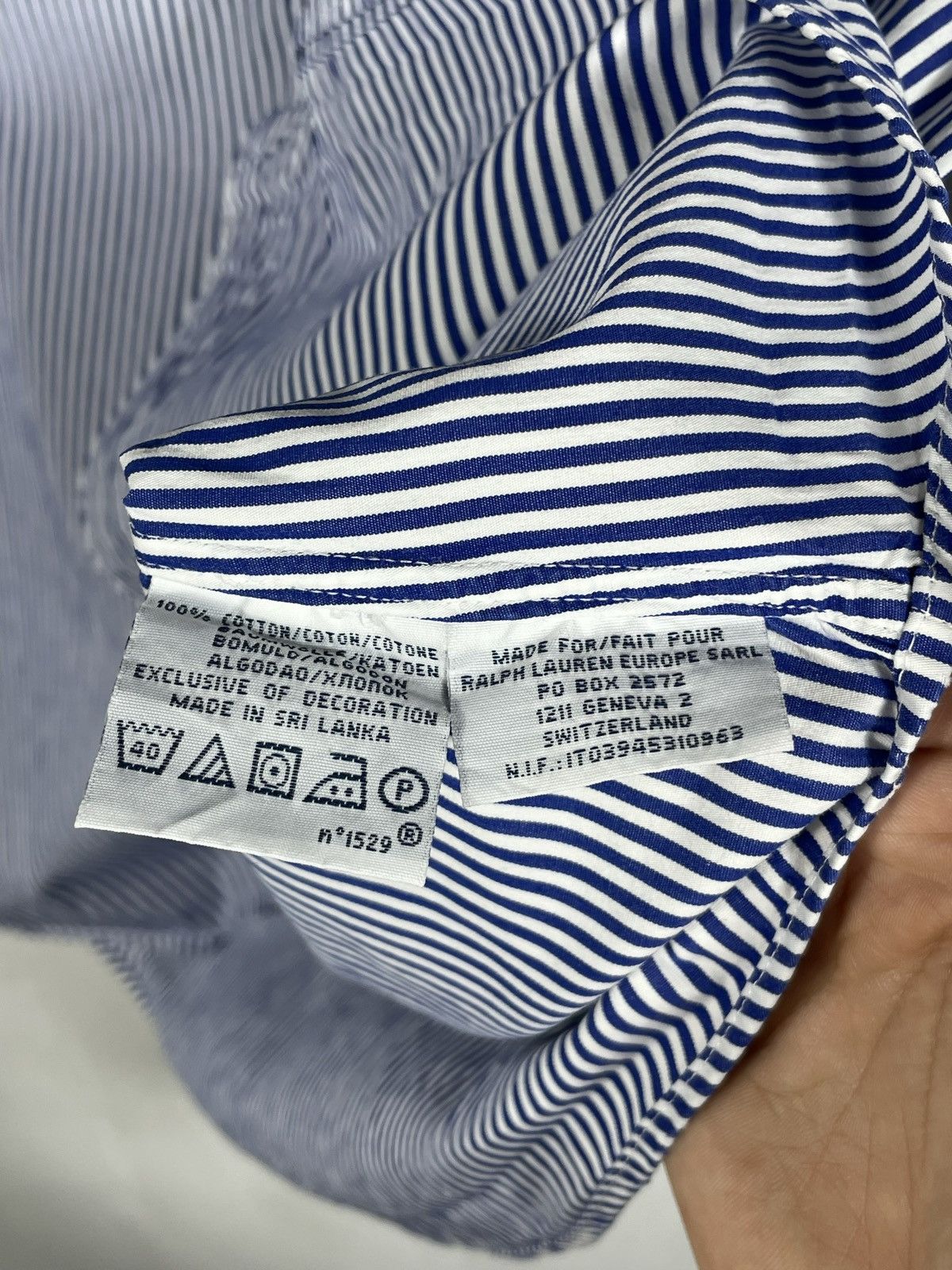 Polo Ralph Lauren Polo Ralph Lauren Blue Checkered Shirt Old Money Luxury Size US XL / EU 56 / 4 - 9 Thumbnail