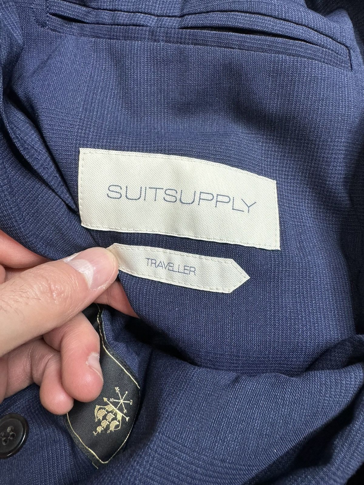Suitsupply SUITSUPPLY Havana Patch UL Slim Blazer Men's Linen Size 40S - 4 Thumbnail