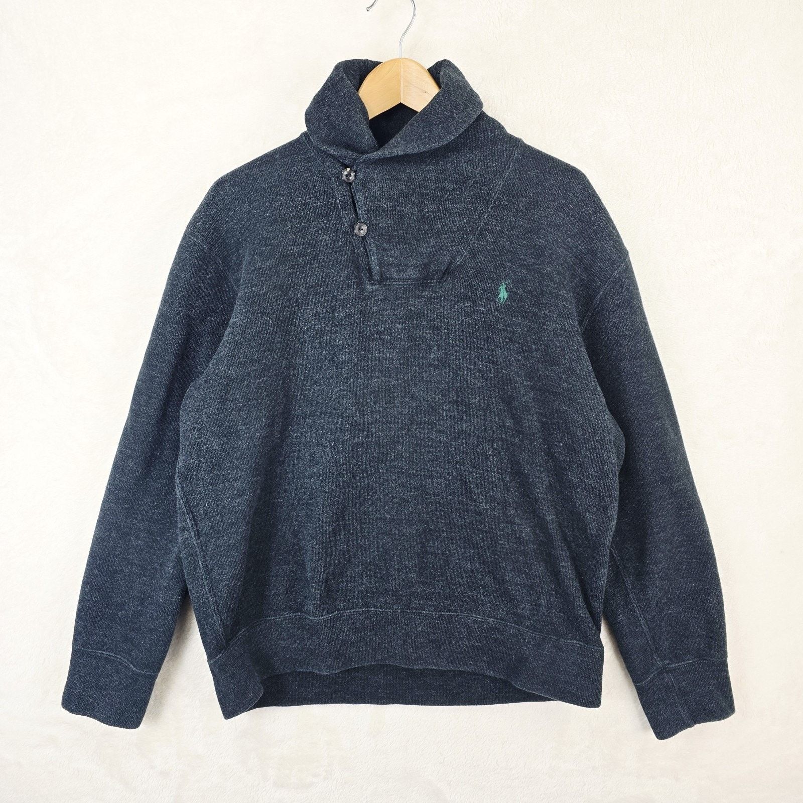 Polo Ralph Lauren Vintage Polo Ralph Lauren Shawl Collar Sweater Men Large Size US L / EU 52-54 / 3 - 3 Thumbnail