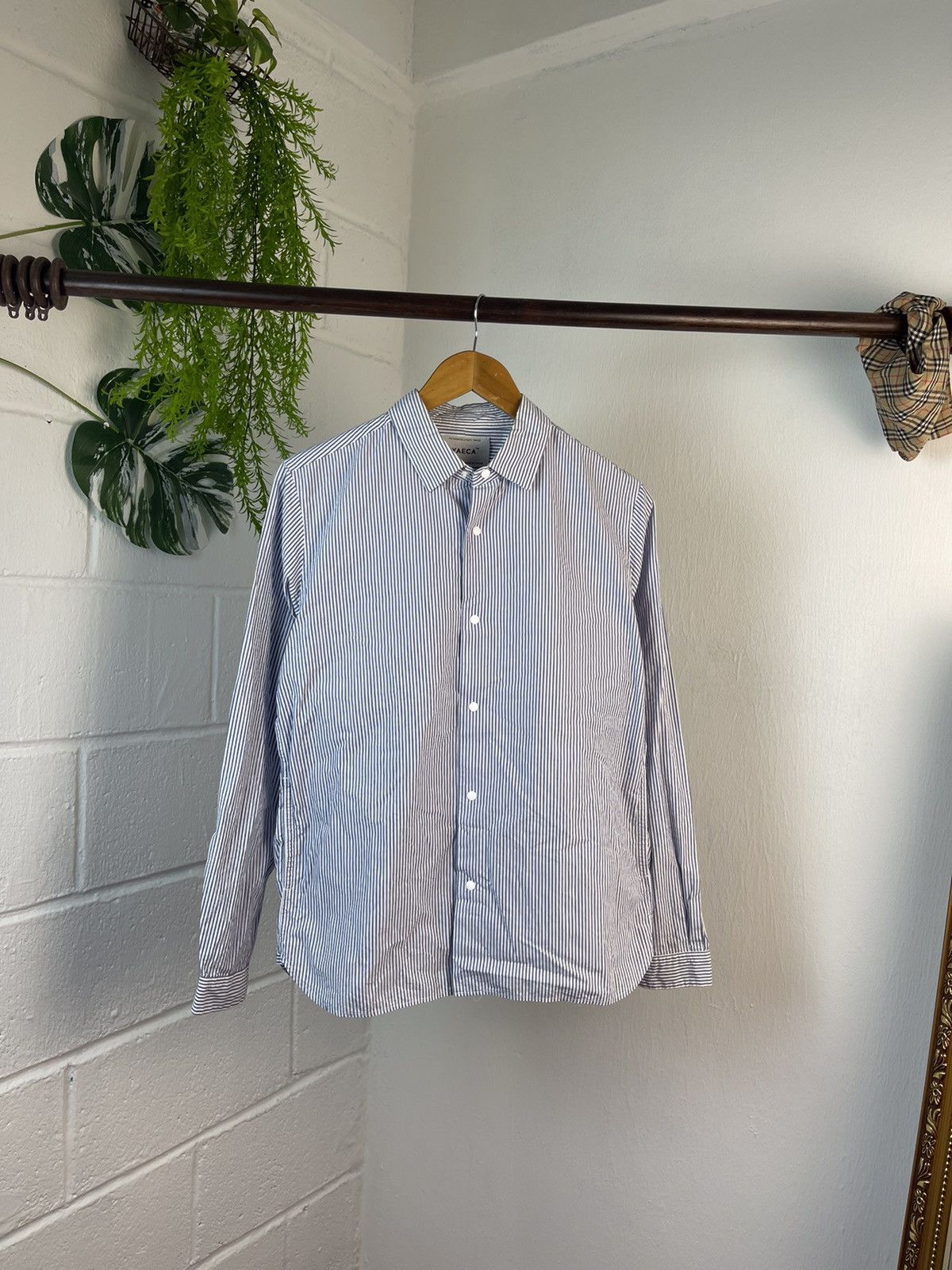YAECA Yaeca exclusive fabric Stripe Shirt Size US M / EU 48-50 / 2 - 2 Thumbnail