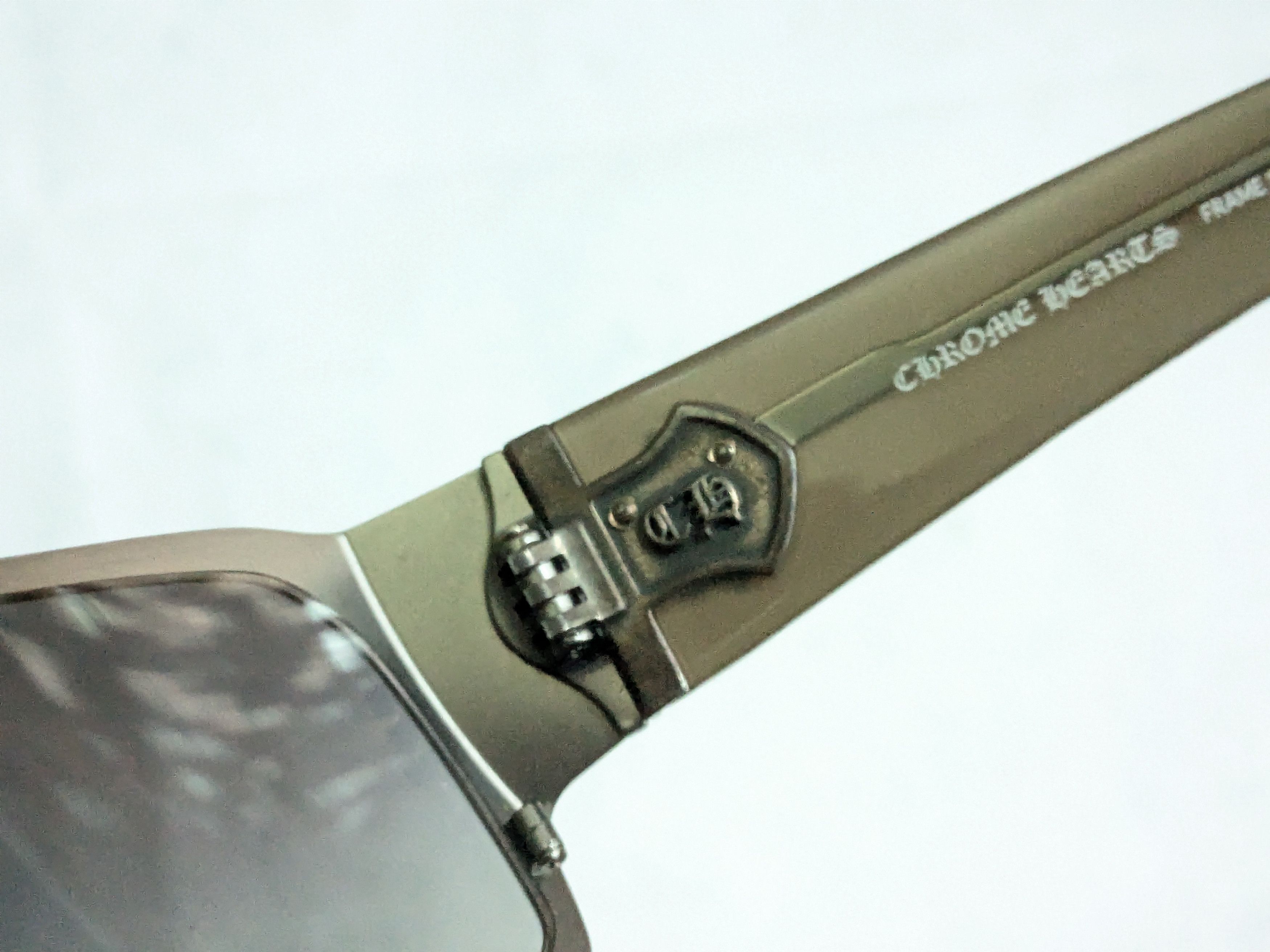 Chrome Hearts Chrome Hearts Sunglasses Rear End Gray Brown Cross Sterling Size ONE SIZE - 8 Thumbnail