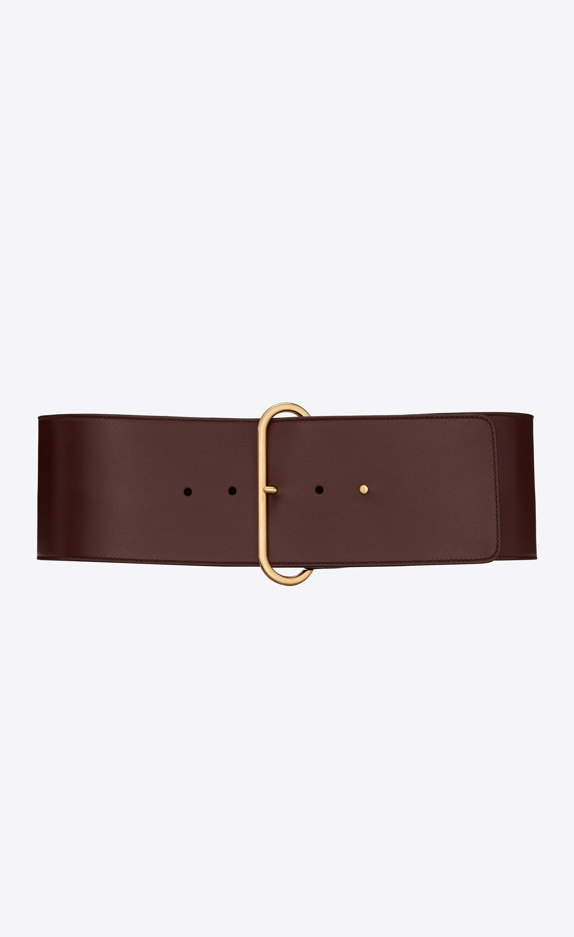 Saint Laurent Paris o1s1wg111224 744178 Size: 75 /Corset Belt Lacquered Leather Size ONE SIZE - 1 Thumbnail