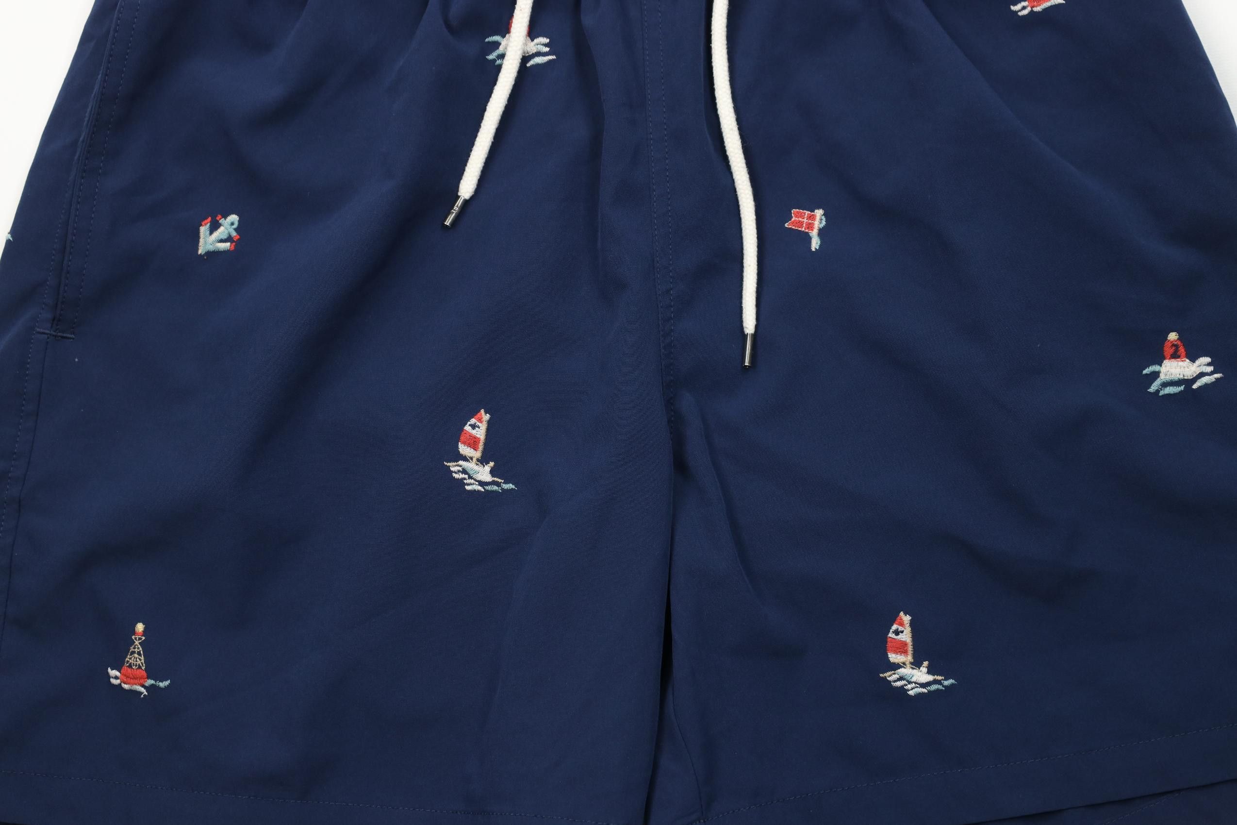 Polo Ralph Lauren Vintage Y2K Ralph Lauren Buoy All Over Print Lined Shorts Size US 34 / EU 50 - 3 Thumbnail