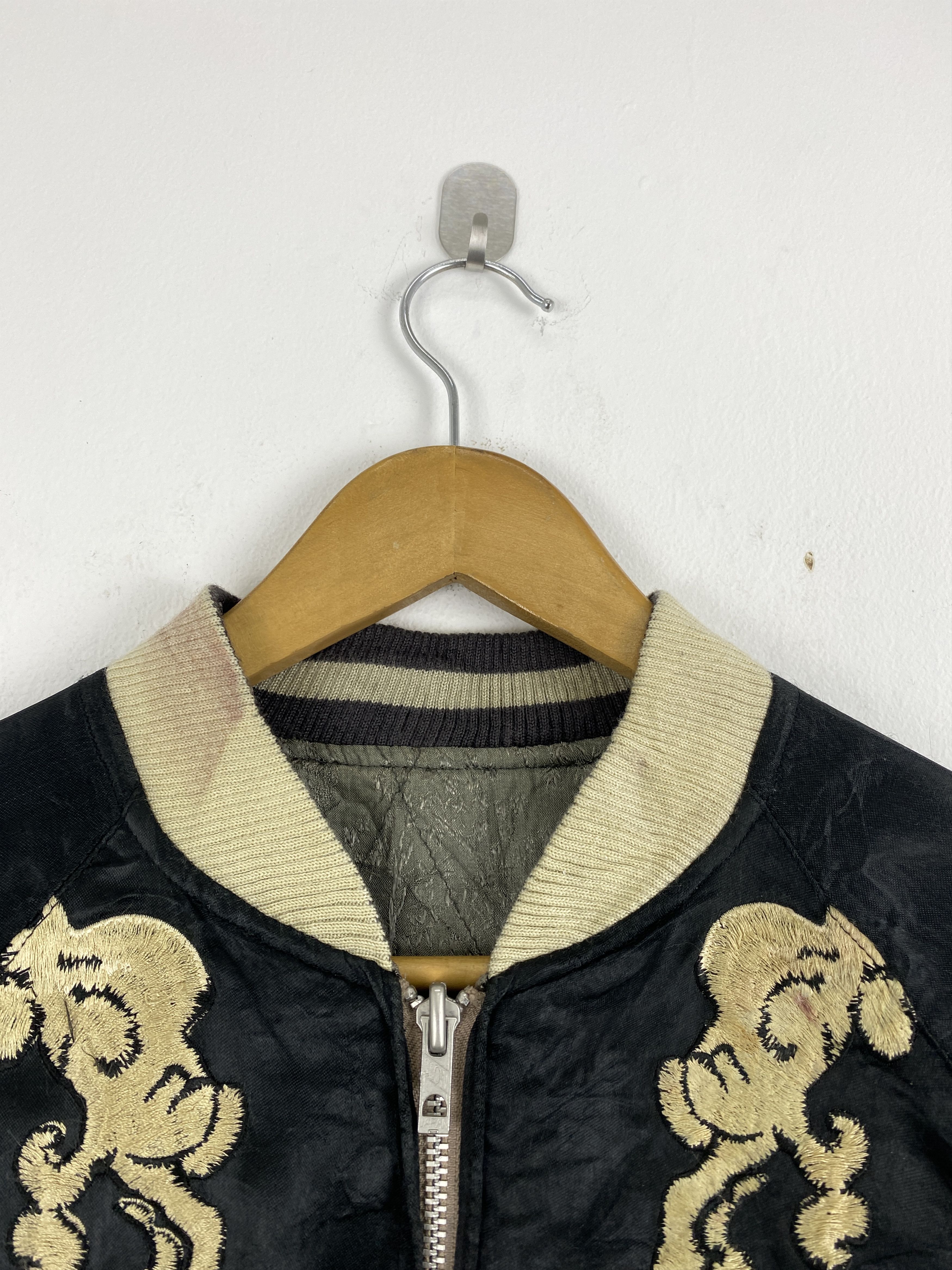 Dragonfly Japan Bosozoku Biker Dragonfly Tattoo Silk Reversible Jacket Size US M / EU 48-50 / 2 - 10 Thumbnail