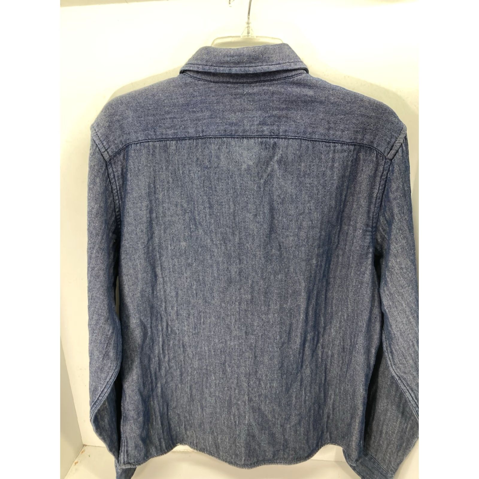 UNTUCKit UNTUCKit Shirt Men Large Blue Button Flannel Lined Long Sleeve Cotton Slim Fit Shirt Size US L / EU 52-54 / 3 - 5 Thumbnail