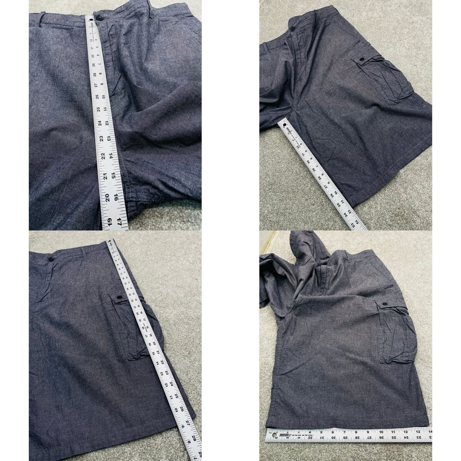 Levi's VINTAGE Levi's Carrier Cargo Shorts Mens 40x12 Gray 100% Cotton 4186 Size US 40 / EU 56 - 8 Thumbnail