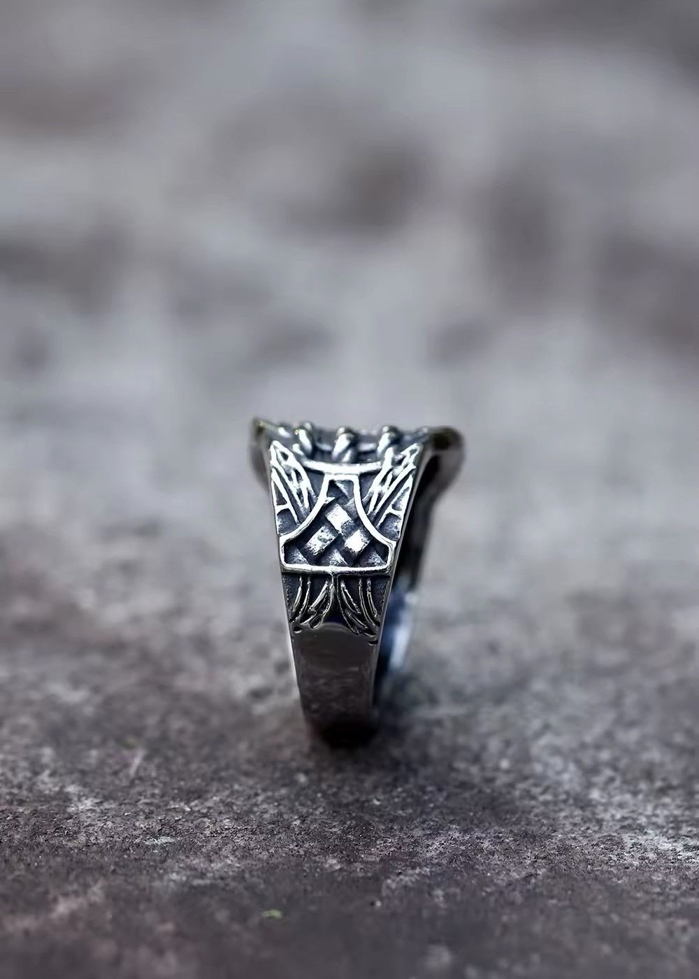 Japanese Brand × Jewelry × Vintage Vintage Viking Amulet Rings Size ONE SIZE - 4 Thumbnail