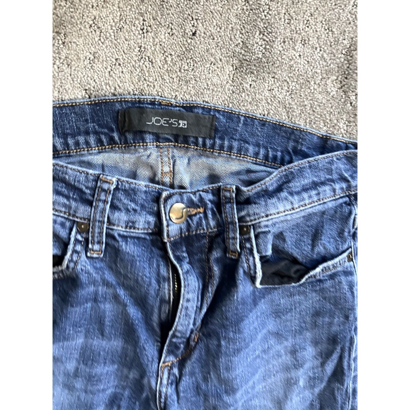 Vintage VINTAGE Joe's Jeans Men's Blue Flat Front Straight Leg Jeans 30x34 Casual Size US 30 / EU 46 - 6 Thumbnail