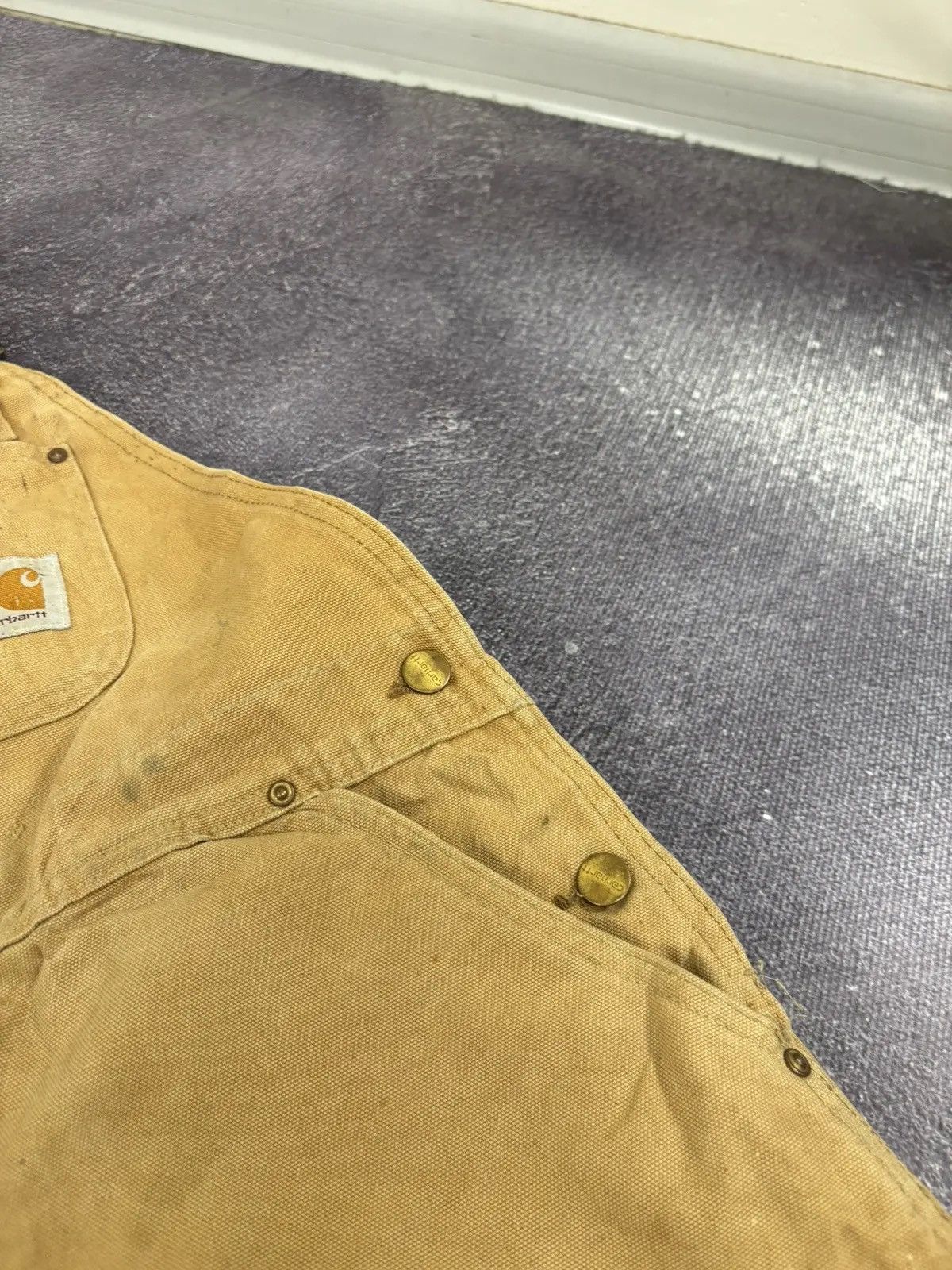Carhartt × Vintage Vintage Carhartt Double Knee USA Workwear Dad Hype Overall Size US 40 / EU 56 - 10 Thumbnail