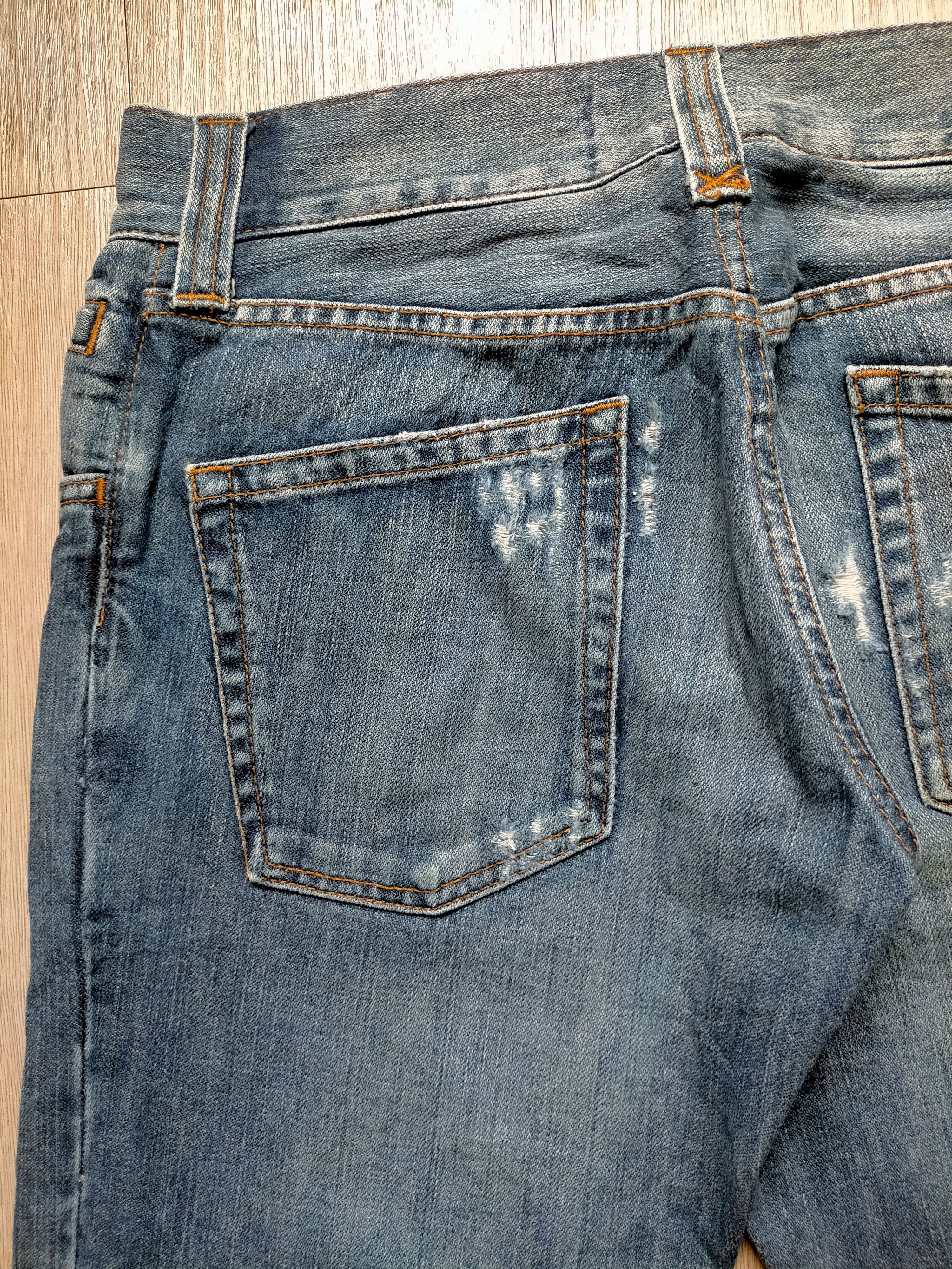 Dolce & Gabbana Dolce & Gabbana Double Zipped Distress Jeans Size US 30 / EU 46 - 9 Thumbnail