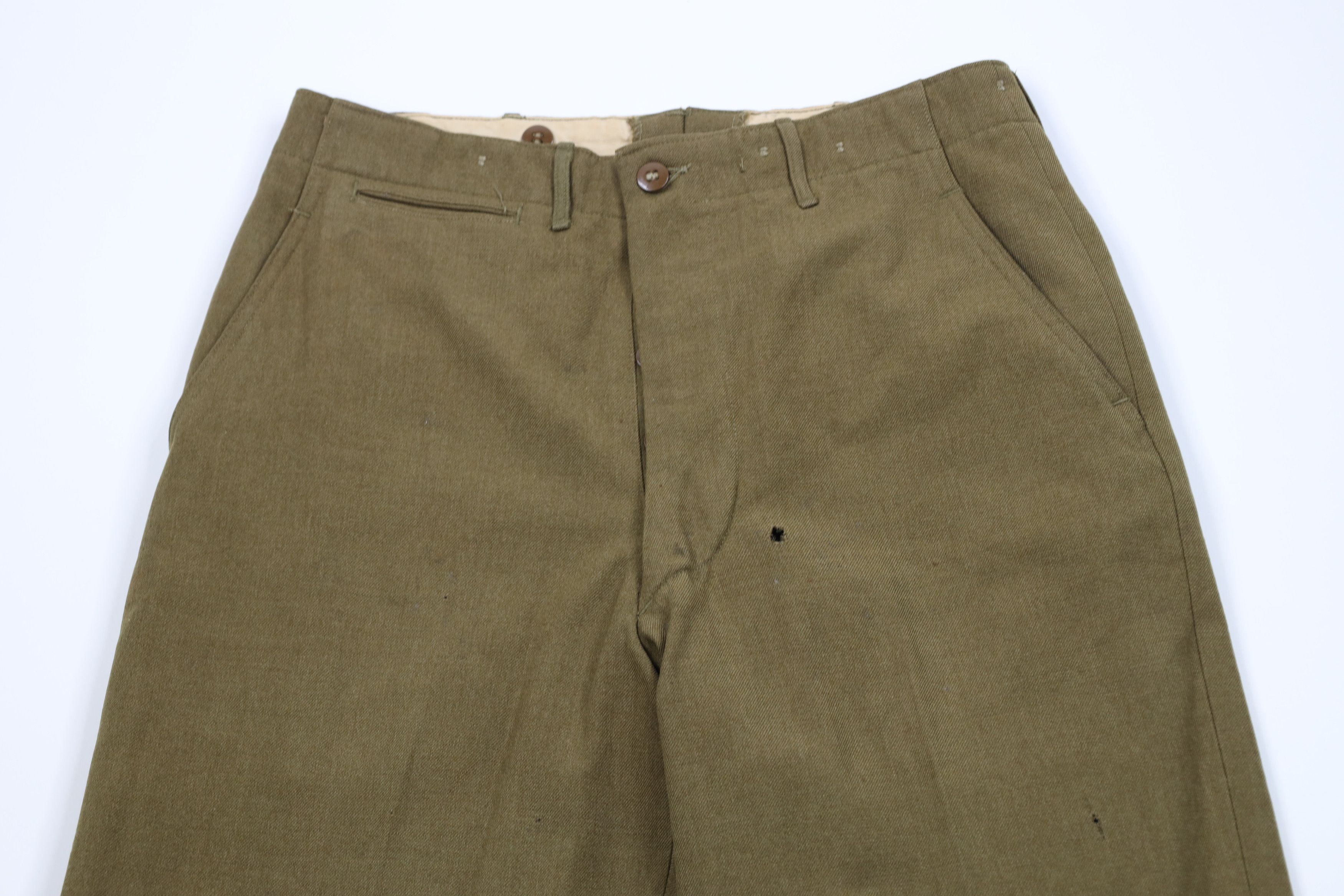 Vintage Vintage 40s 50s Korean World War II Wool Trousers Pants USA Size US 33 - 2 Thumbnail