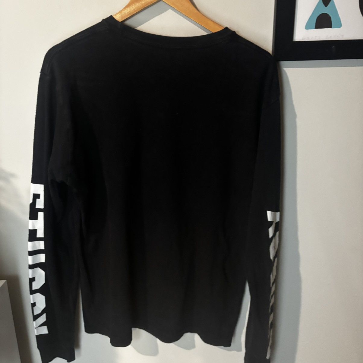 Stussy Stussy Skull Sleeve Hits Long Sleeve Shirt Black Size US M / EU 48-50 / 2 - 3 Thumbnail