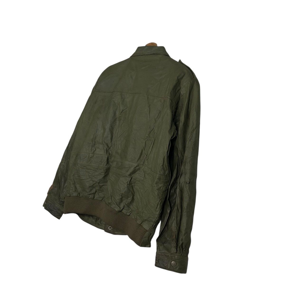 Japanese Brand 🔥VINTGE BIKER LEATHER JACKET BLANKET A REX ISSEY MIYAKE Size US L / EU 52-54 / 3 - 13 Thumbnail